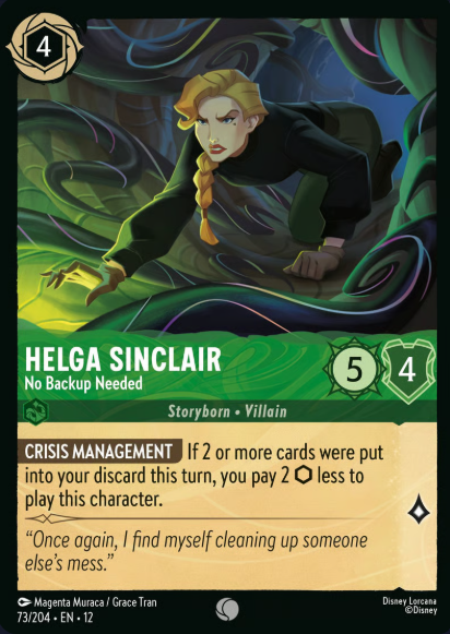 73/204 Helga Sinclair - No Backup Needed C