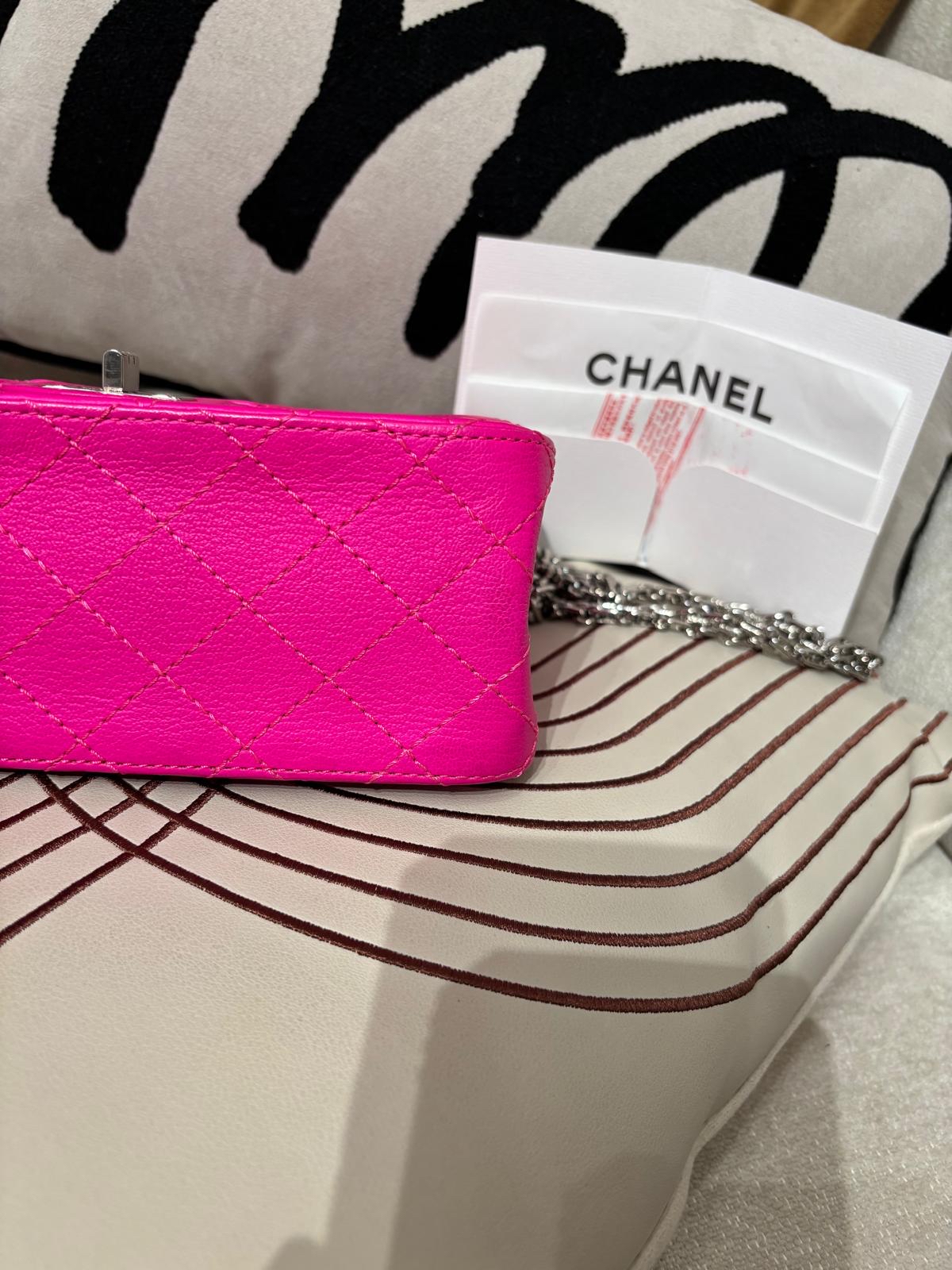 Chanel 2.55 mini calfskin 100%Authentic,98%new ✅收據✅28CARD✅dust bag✅box 