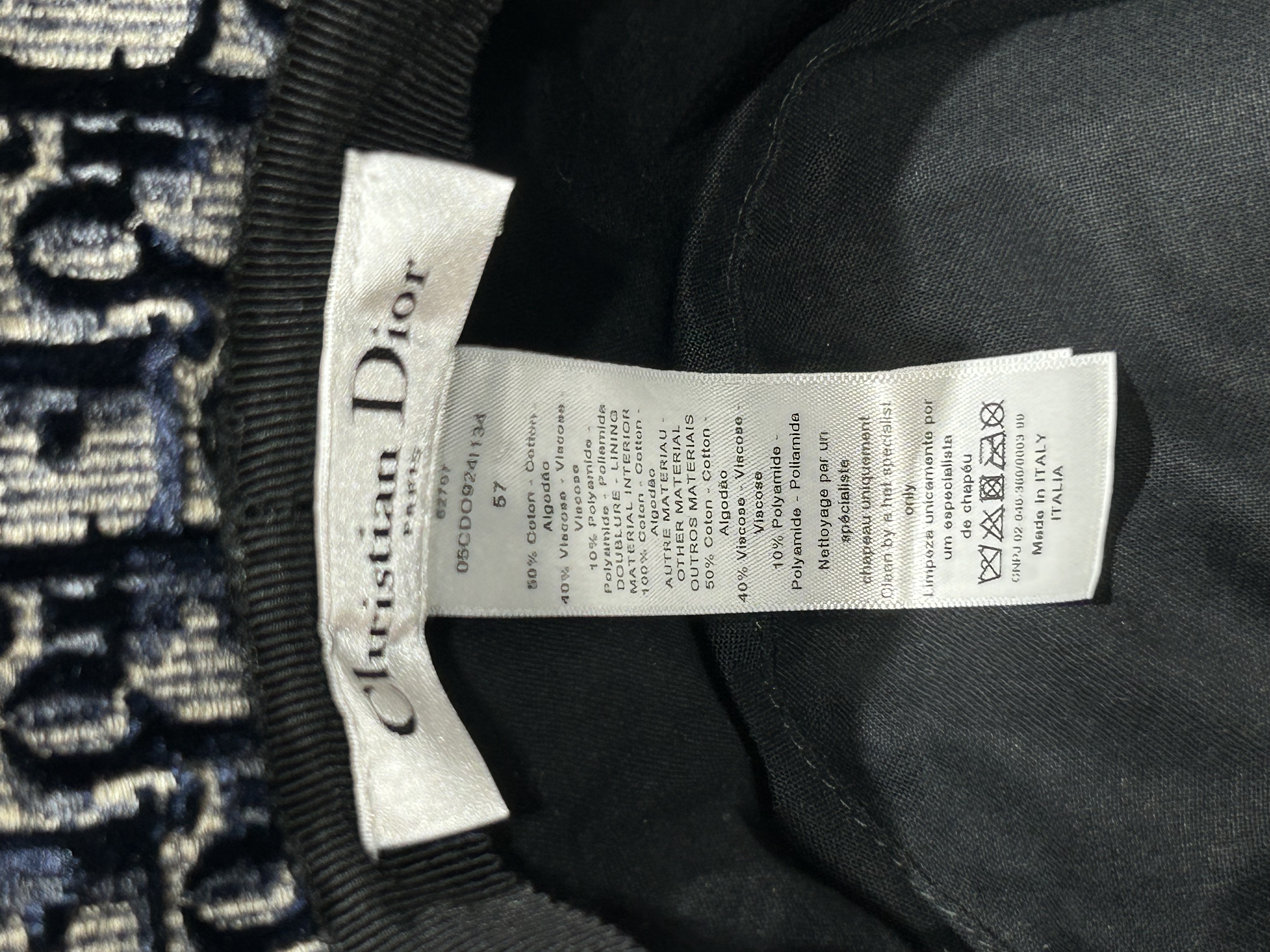 未使用品 Dior Hat Size: 57 100%Authentic, Unused未使用品 