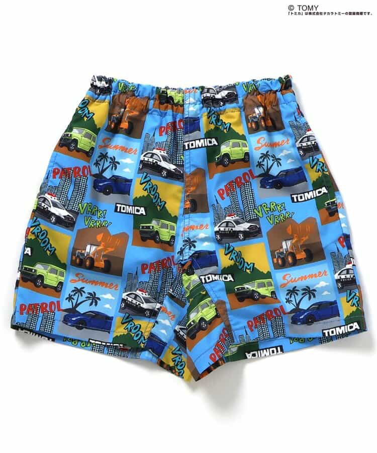 🇯🇵預訂 日本直送🇯🇵Breeze x Tomica系列兩色車車滿印水陸兩用短褲