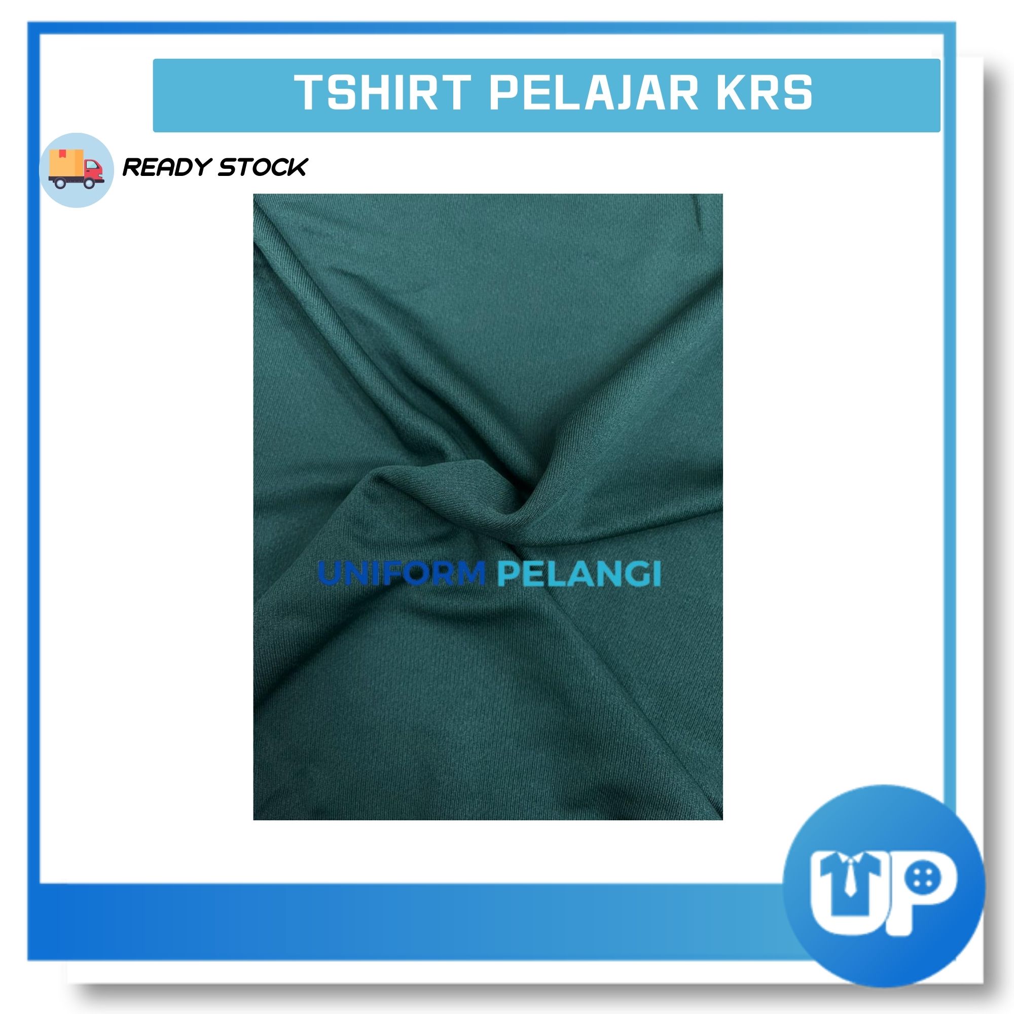 KRS Tshirt New Design Lengan Pendek Microfiber Short Sleeves Kadet Remaja Sekolah Kokurikulum