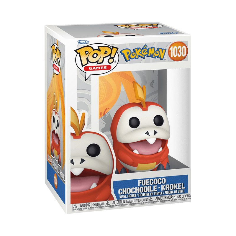 📦訂購 英國代購 Funko POP! Pokemon Fuecoco Figure 寵物小精靈 呆火鱷 模型 