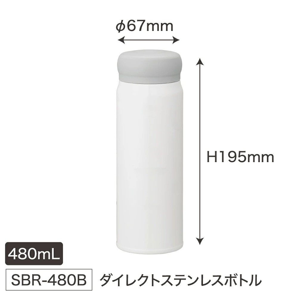 【日本直送】Chiikawa 千川 雙層真空保溫保冷水樽 480ml | 輕量直飲不鏽鋼水杯