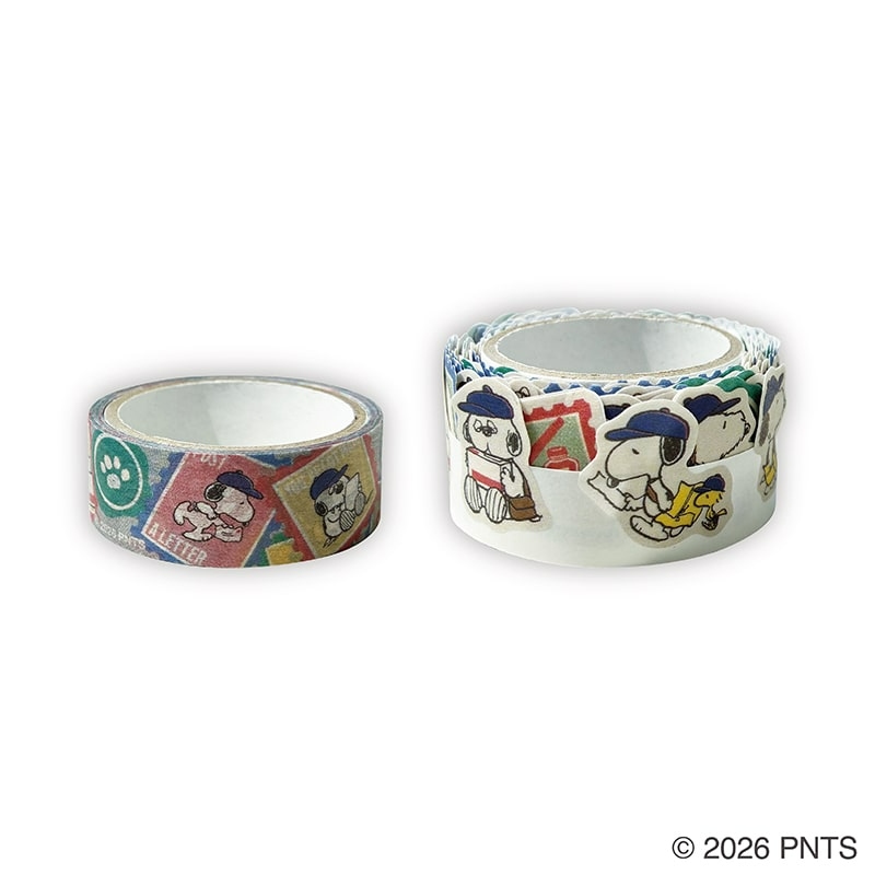 🌸 【預訂】Masking Tape Set - 日本郵便局xPeanuts 配達員系列