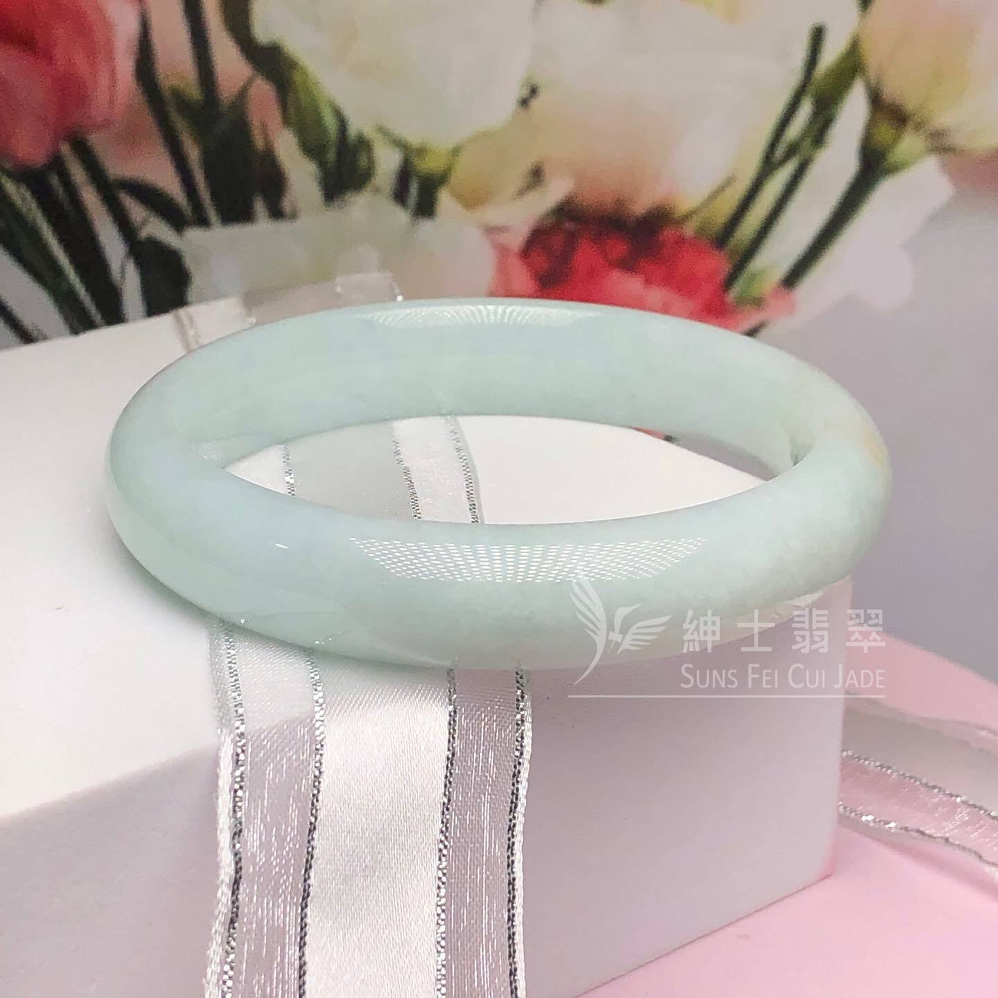 擺三橋蘋果綠福鐲59mm