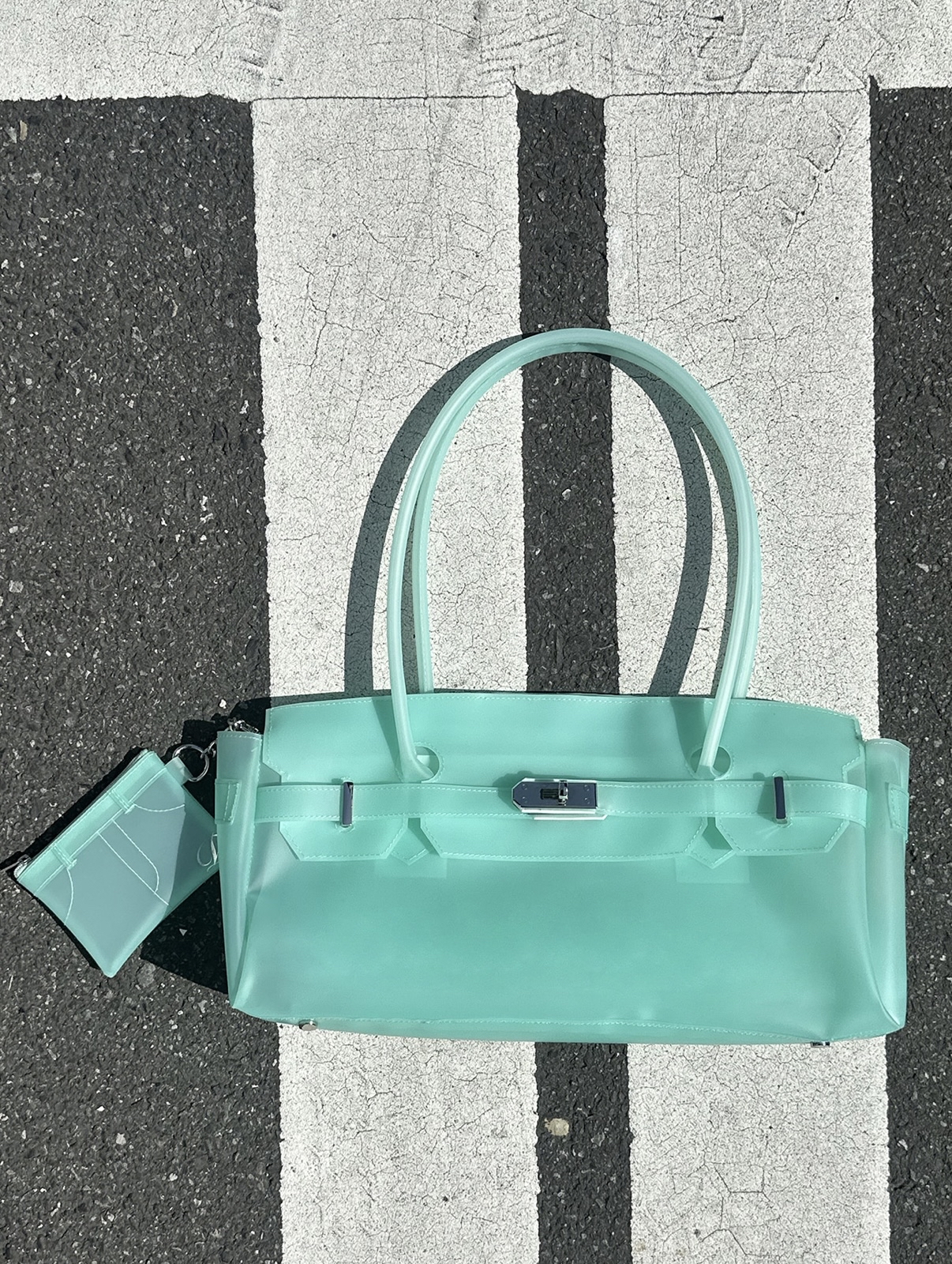 DEINET JELLY TWO-WAY BAG IN IN MINT