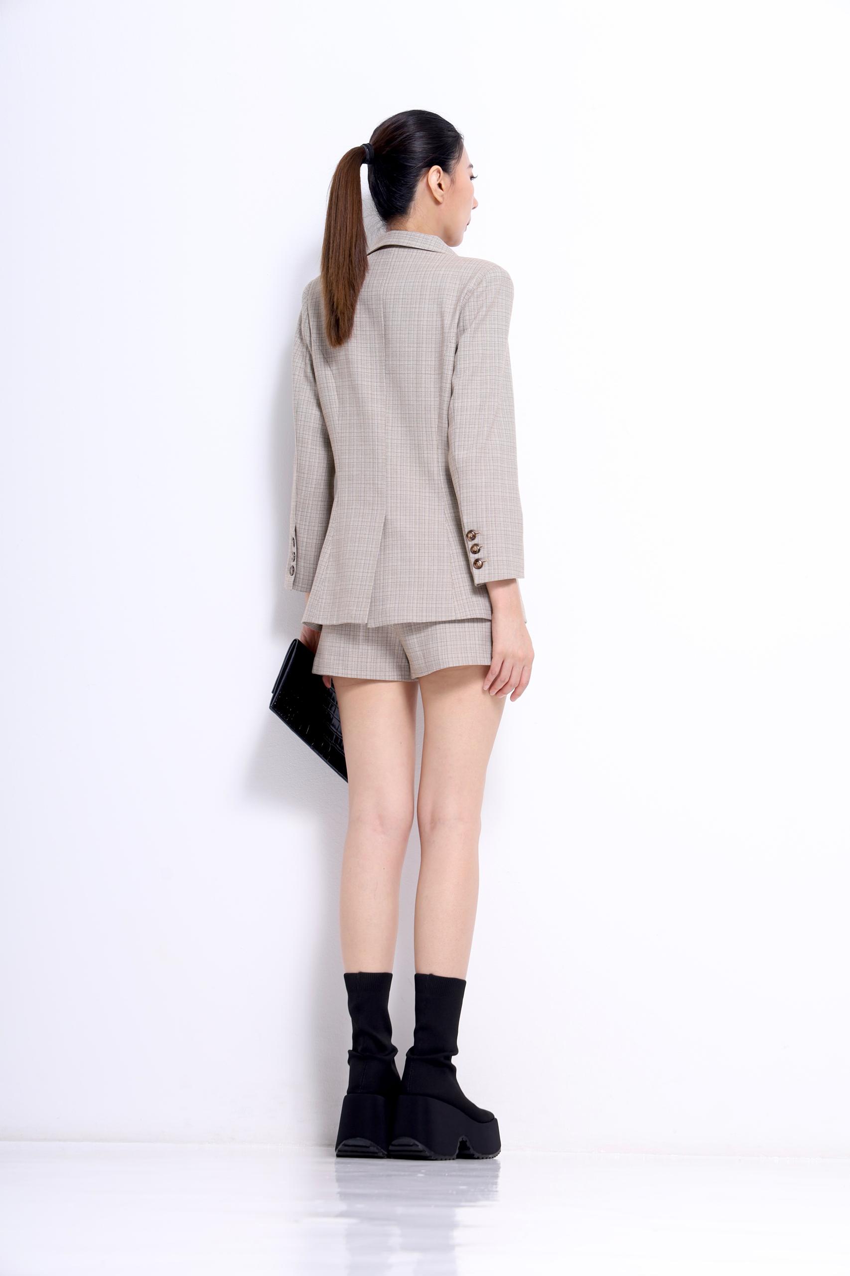 CP1643 PATTERNED REGULAR FIT SHORTS PANT