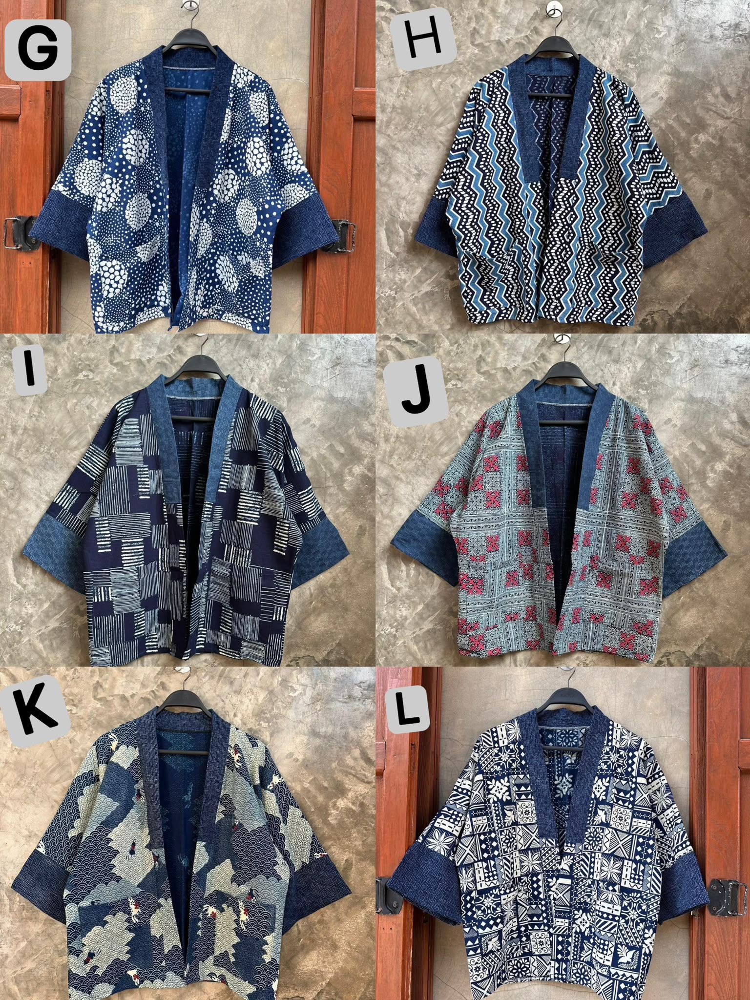 🇹🇭泰國清邁手工製藍染民族外套🥰