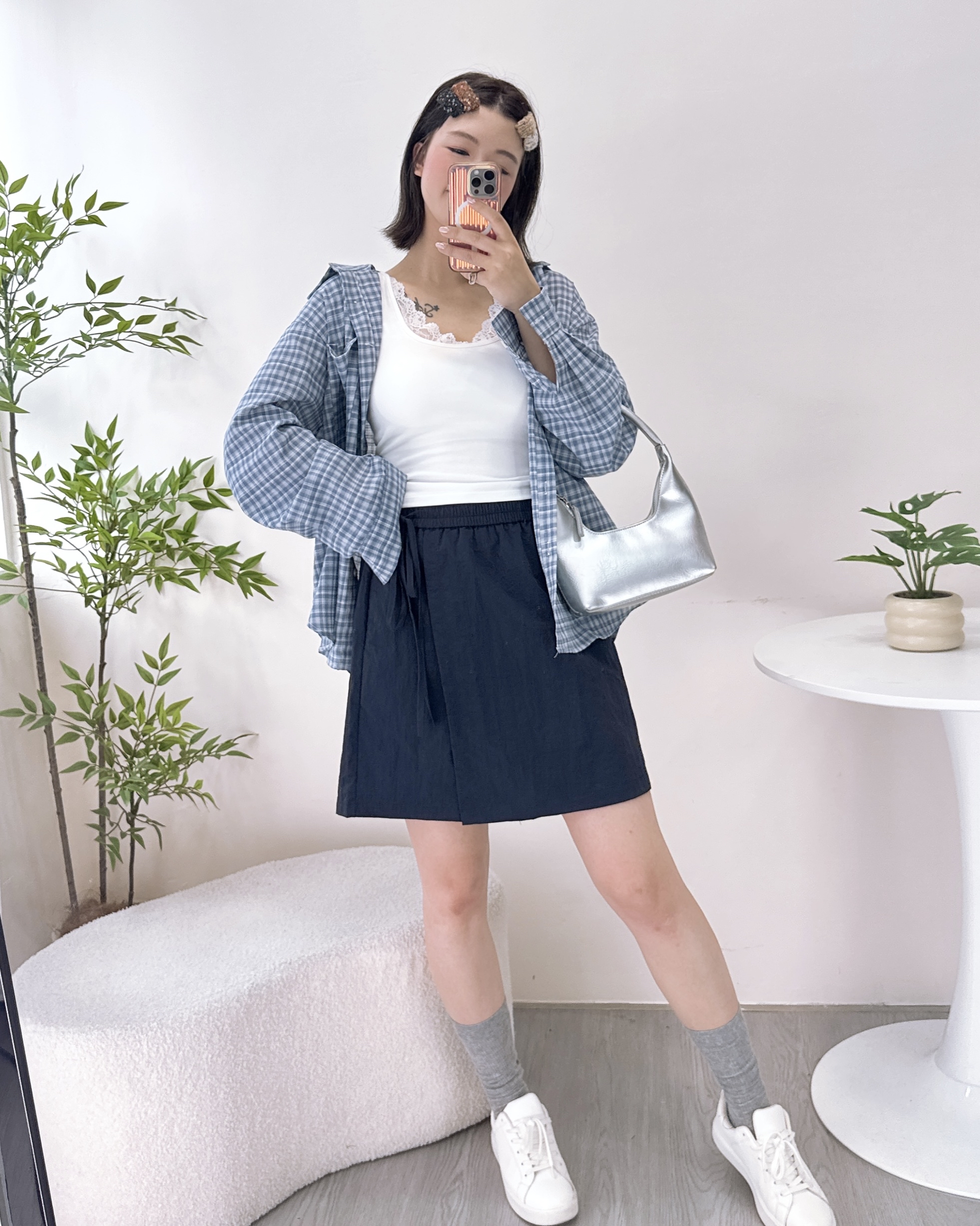 休閒百搭工裝短裙褲 3色