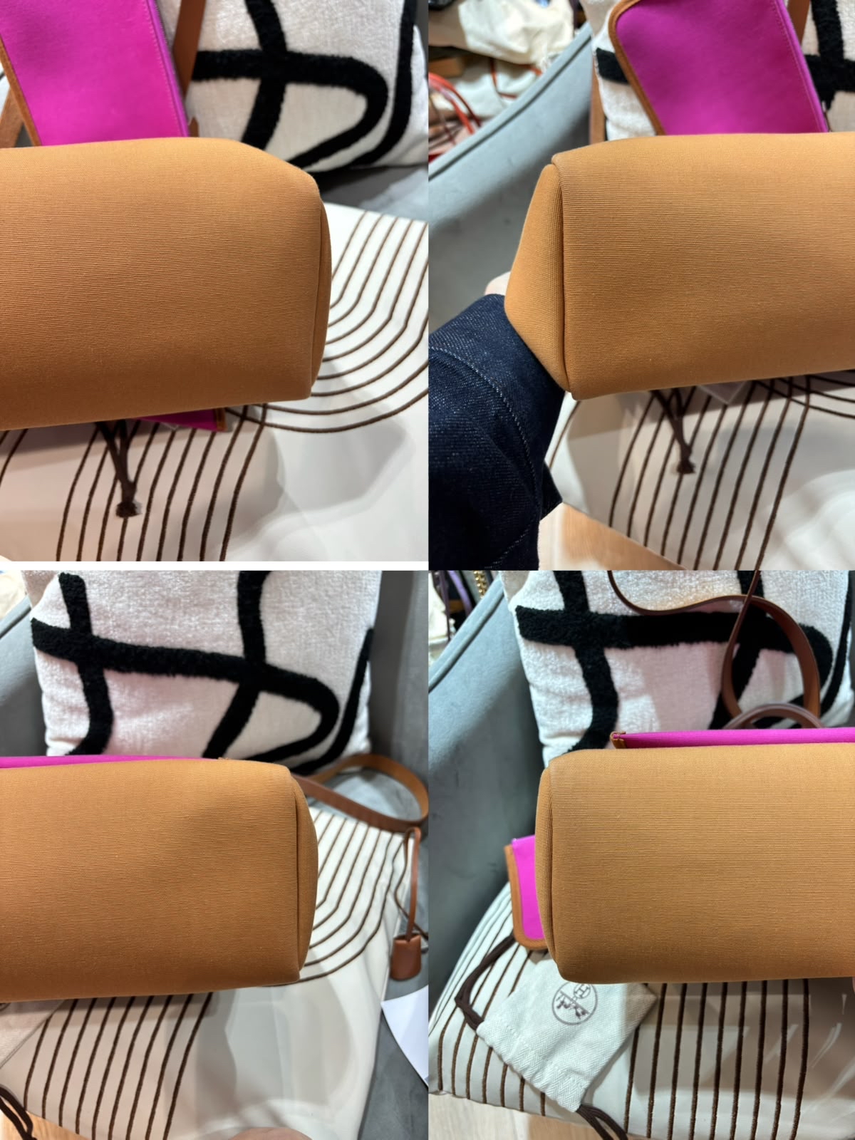 HERMES herbag 31, STAMP Y ,2D Dune ,9I Mangolia 暖沙色 100%Authentic,95%new  ✅收據副本✅key lock ✅dust bag 