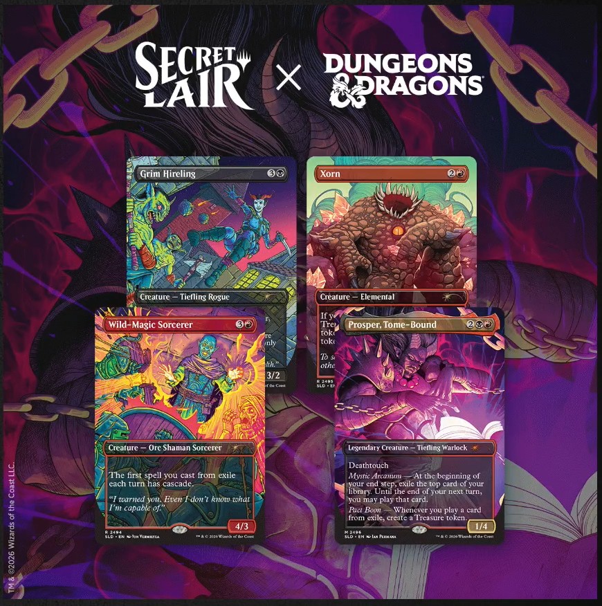Secret Lair x Dungeons & Dragons®: Shadows Over Baldur's Gate