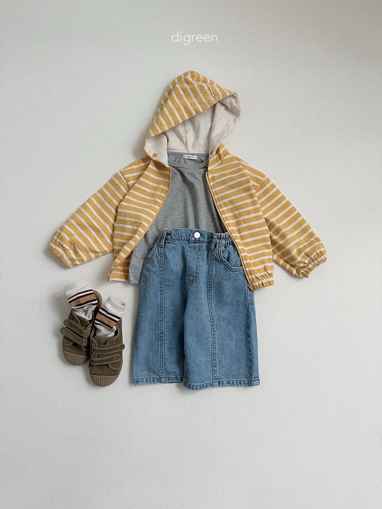 Digreen | candy hood zip-up 
