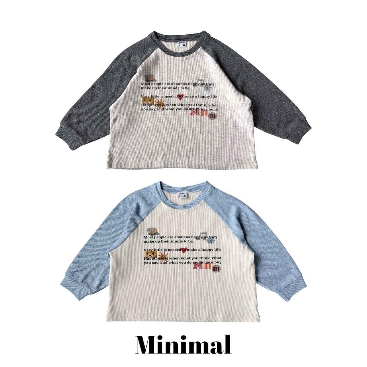 Mnm | Printed Raglan Tee