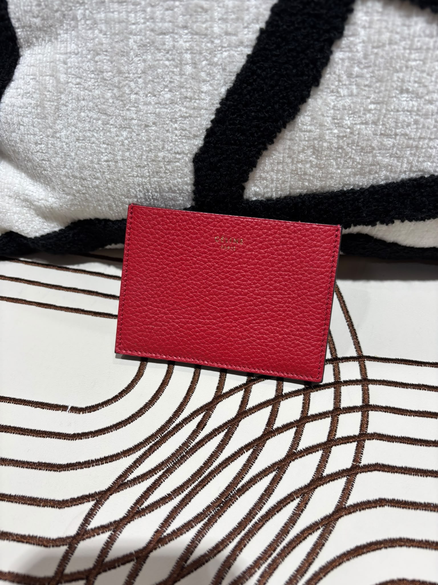 Celine card holder calfskin 100%Authentic, 99%new