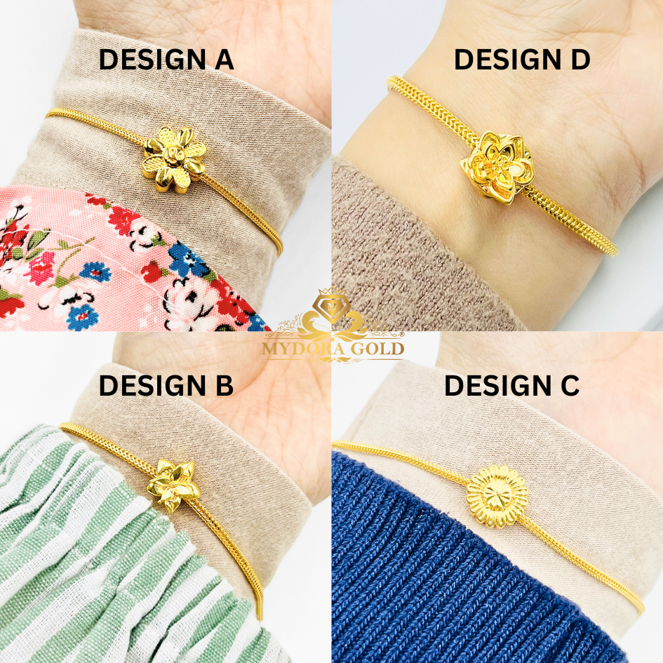 MYDORA Bead Blossom Full Gold Series (5G) | EMAS 916/22k