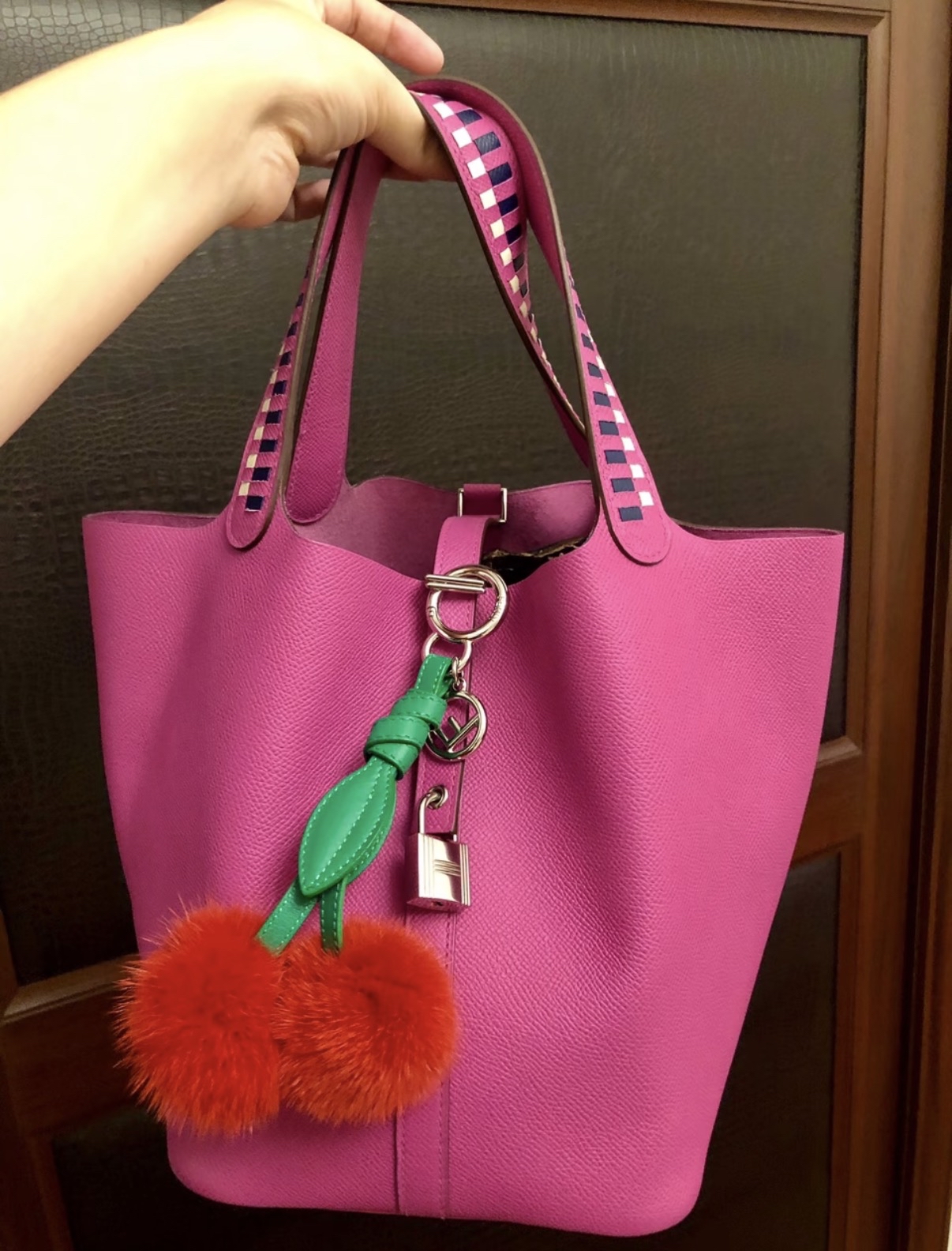 Fendi cherry🍒 charm 