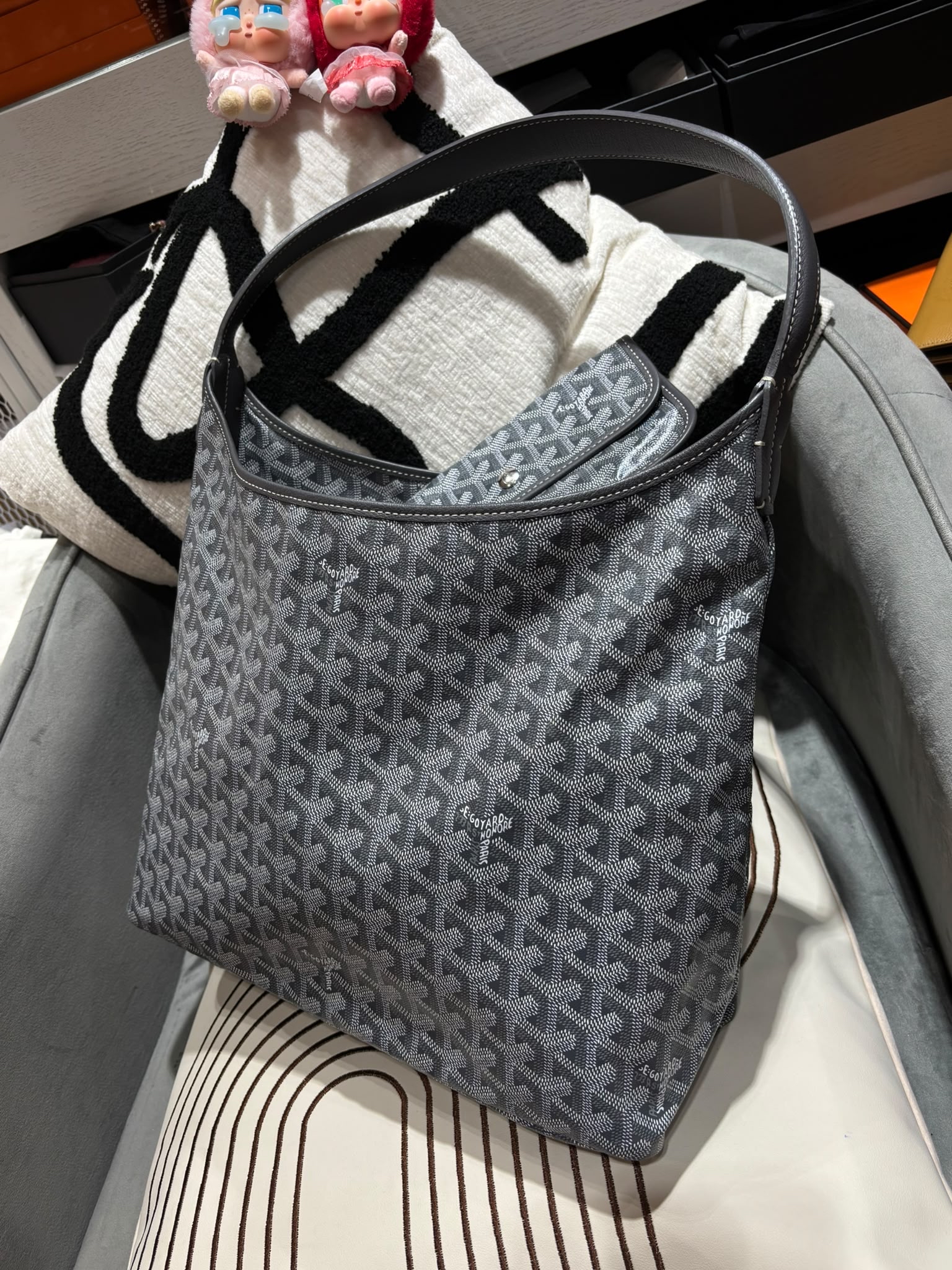 Goyard boheme hobo bag   100%Authentic, 98%New ✅Dust bag