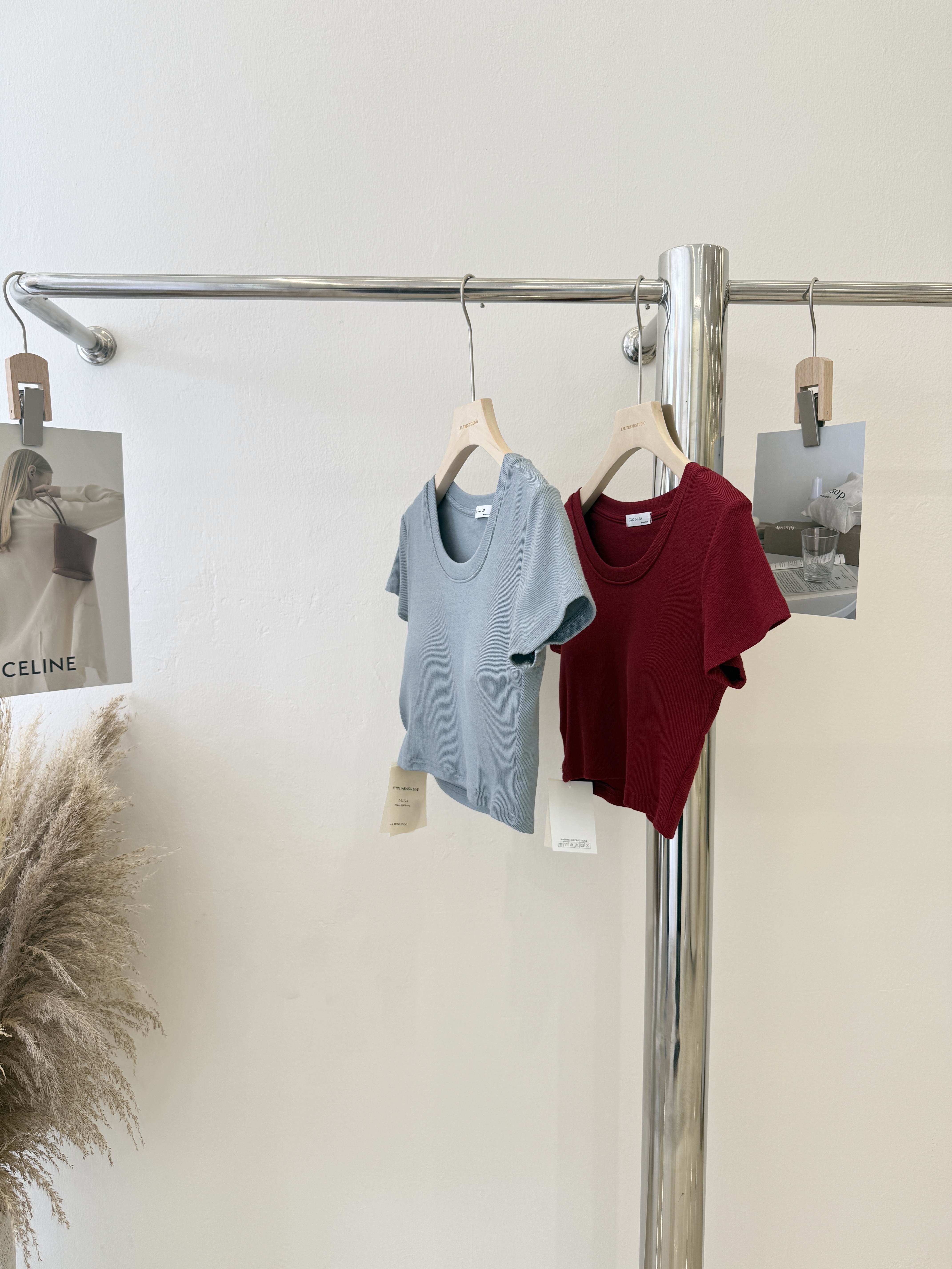 6818 爆款百搭胸垫上衣