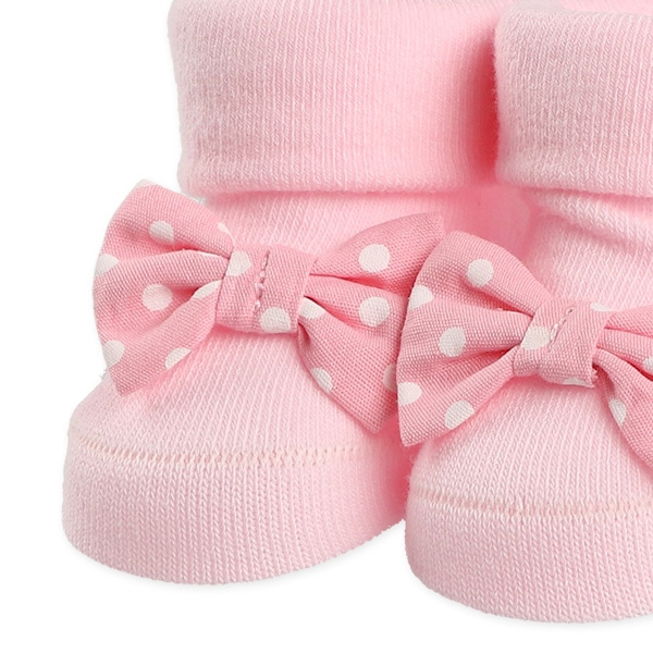 🇯🇵預訂 日本直送🇯🇵兩色立體蝴蝶結新生兒襪