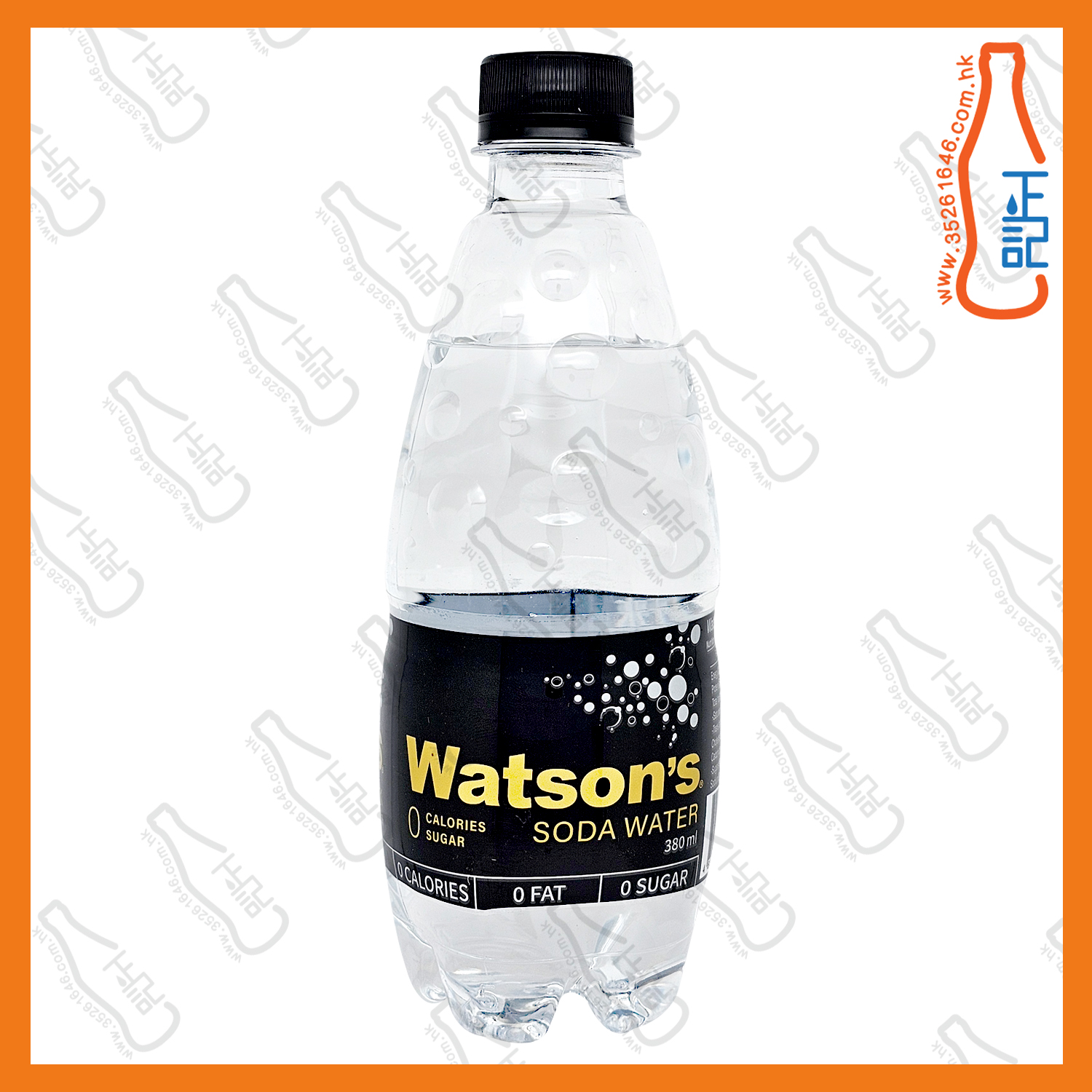 (支裝) 屈臣氏梳打水 380mL x 18支 /箱