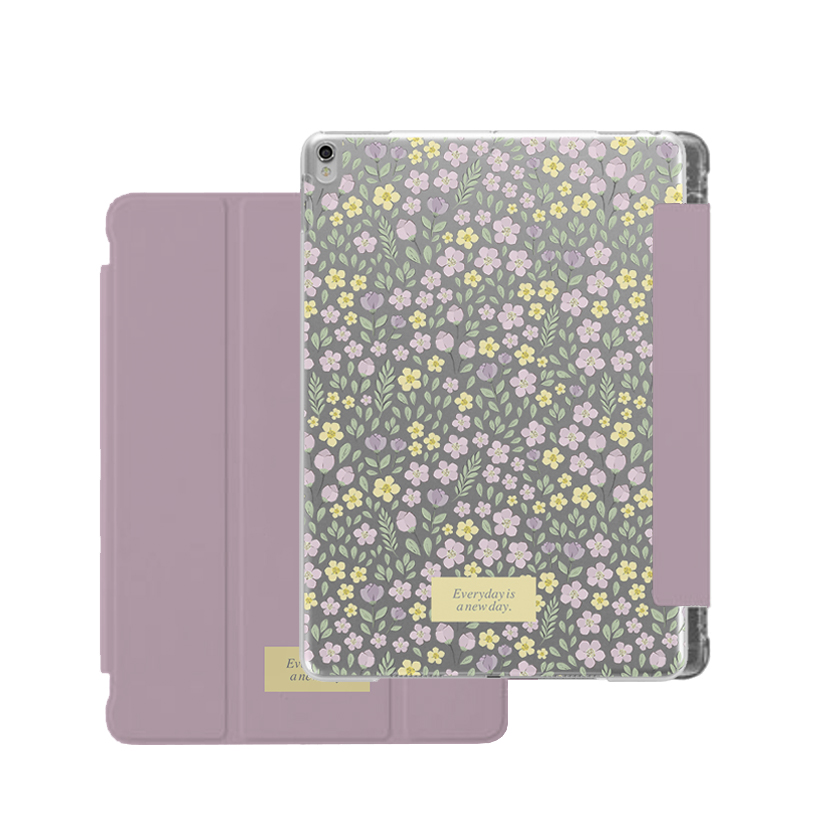 【FlowerBox Vol.44】透明磨砂書本式 iPad Case