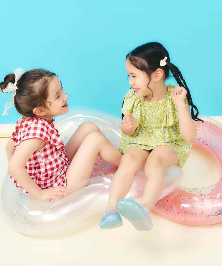 🇯🇵預訂 日本直送🇯🇵Apres les cours六色圖案印花褶皺荷葉邊連身泳衣