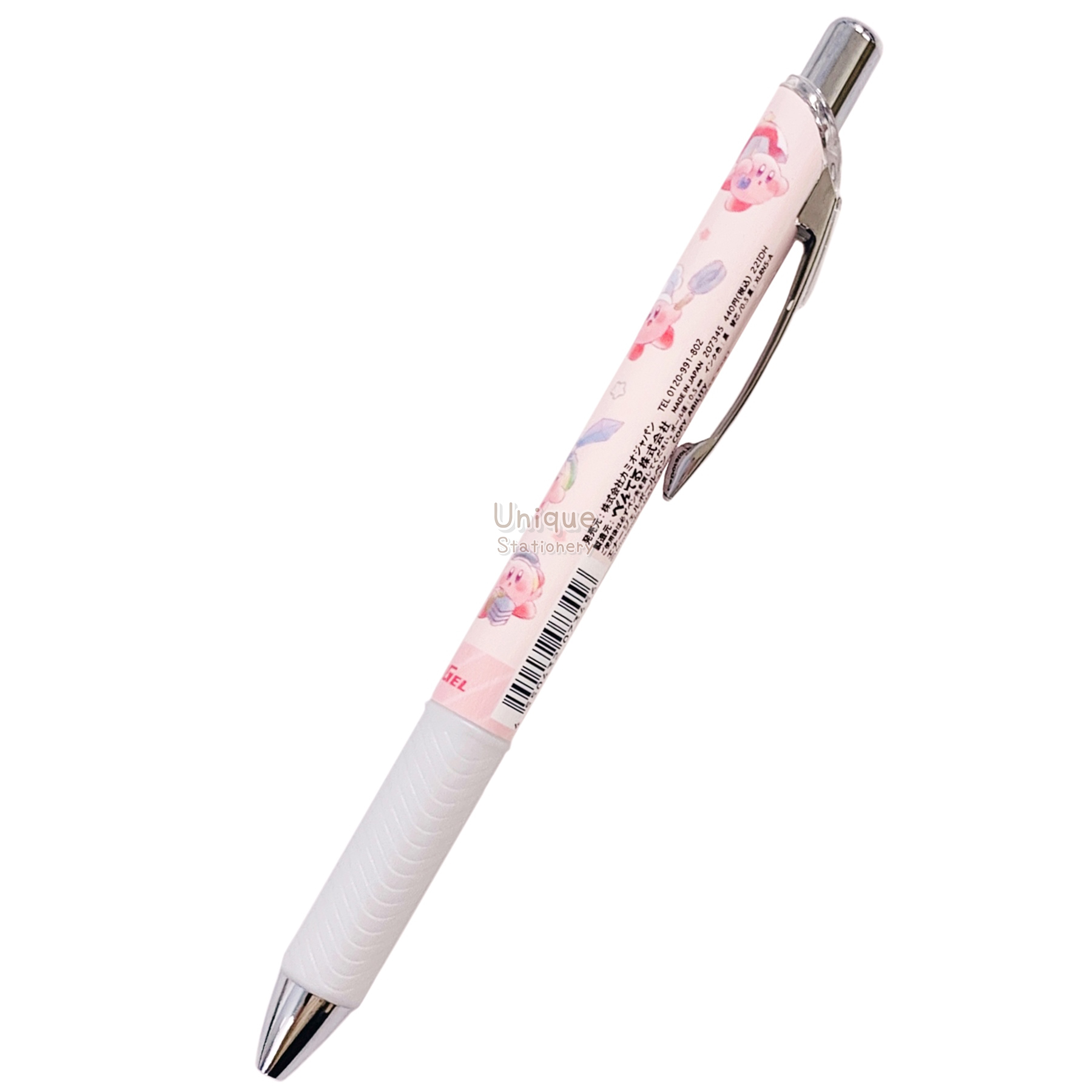 Kirby 星之卡比 Pentel EnerGel 日本製 0.5mm 黑色 啫喱筆 (207345)