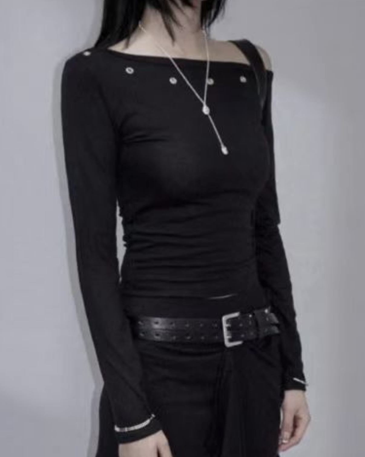 韓國貼身窩釘打底衫