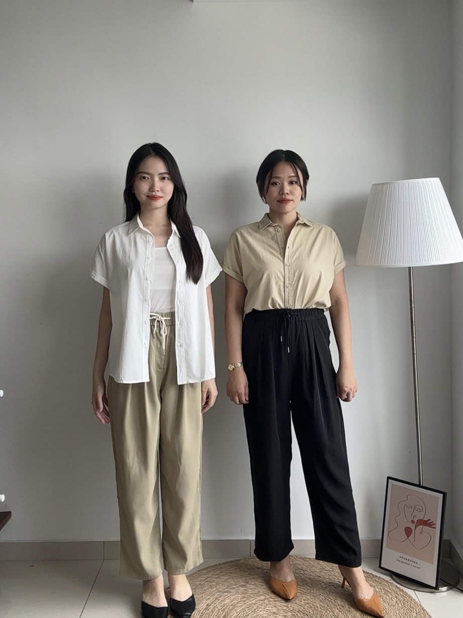 T4246 Cape Sleeve Oversized Shirt - 6 Colors 