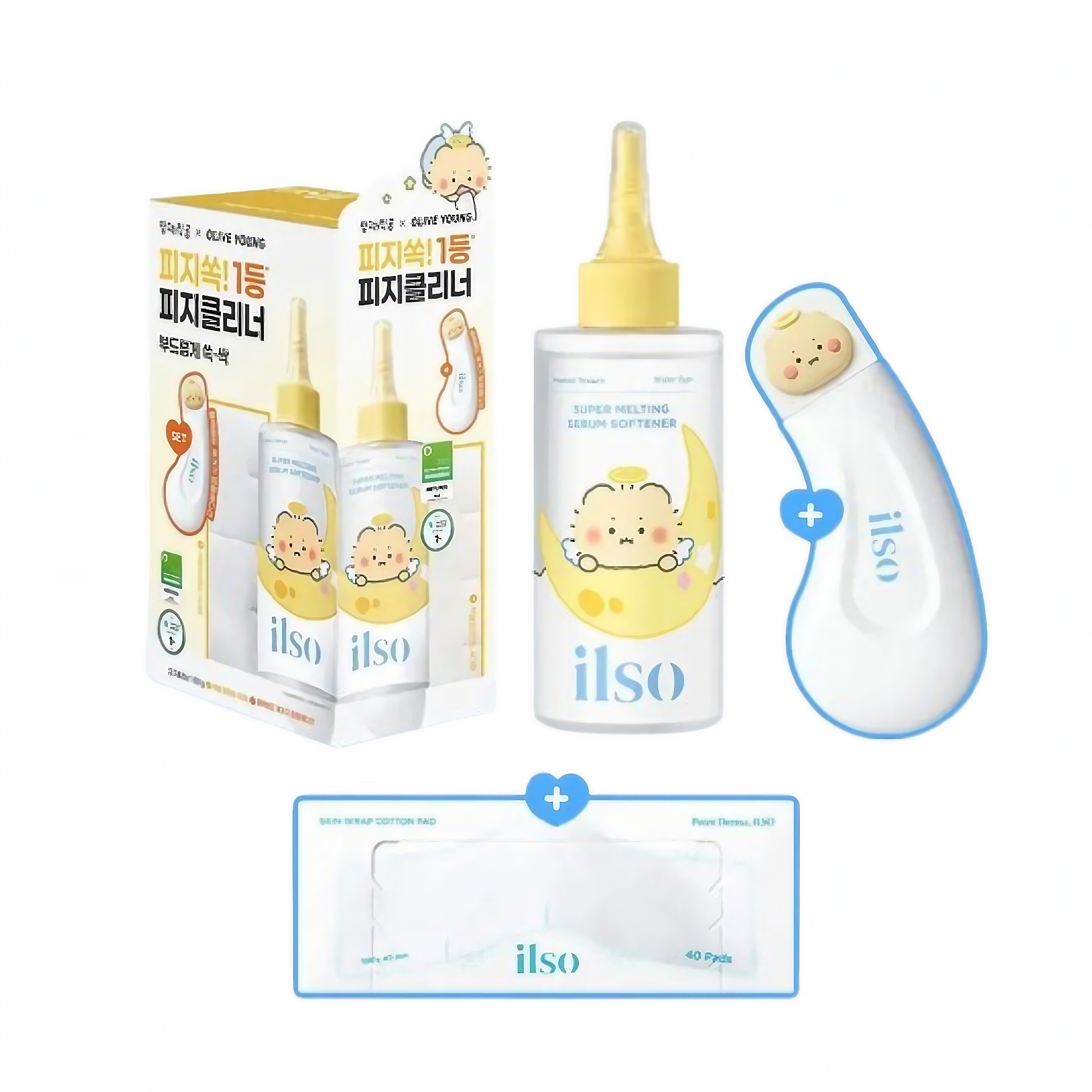 韓國ilso人氣斷貨王 限量版 ilso X Manggom Melting Sebum Softener 黑頭粉刺導出液套裝