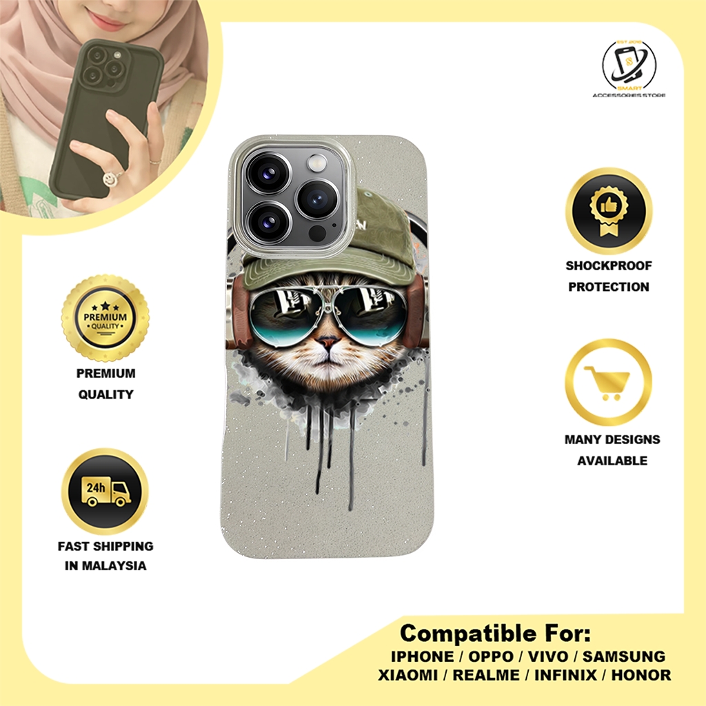 BLING CASE PHONE FOR IPHONE - DESIGN CAT C