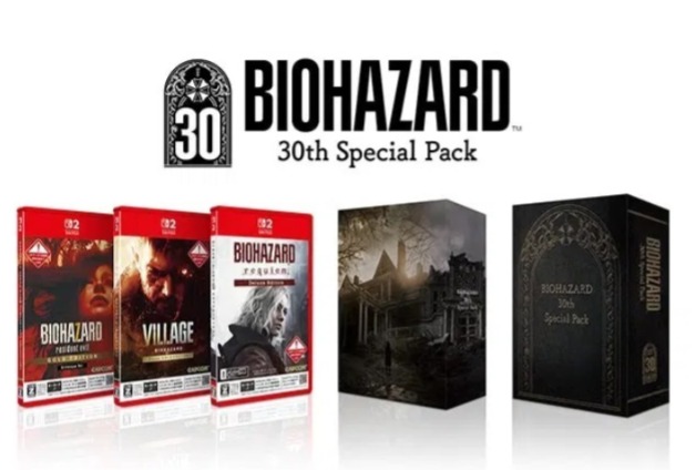 **日本版**SW2 生化危機【30週年特別版】Biohazard【30th Special Pack】中/英/日文  (日文封面) **鑰匙卡** SW2-0260