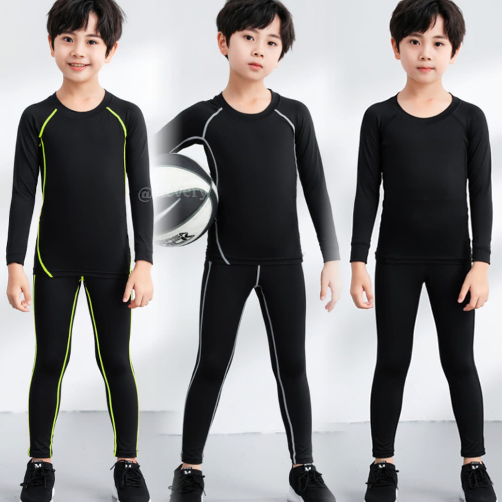兒童/成人運動緊身打底套裝