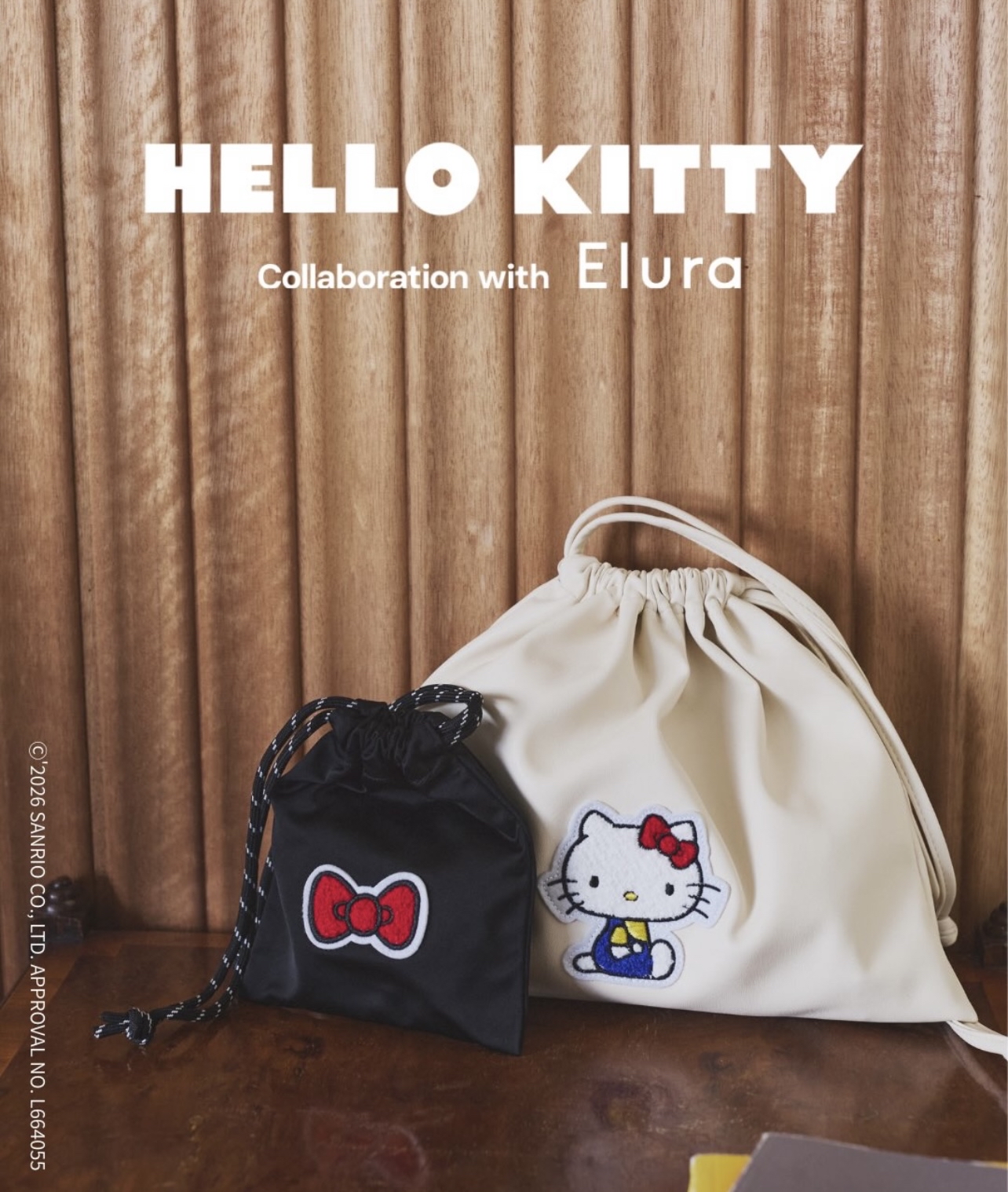 🎌日本直送🎌 Hello Kitty 限定款 束口袋可上肩側孭