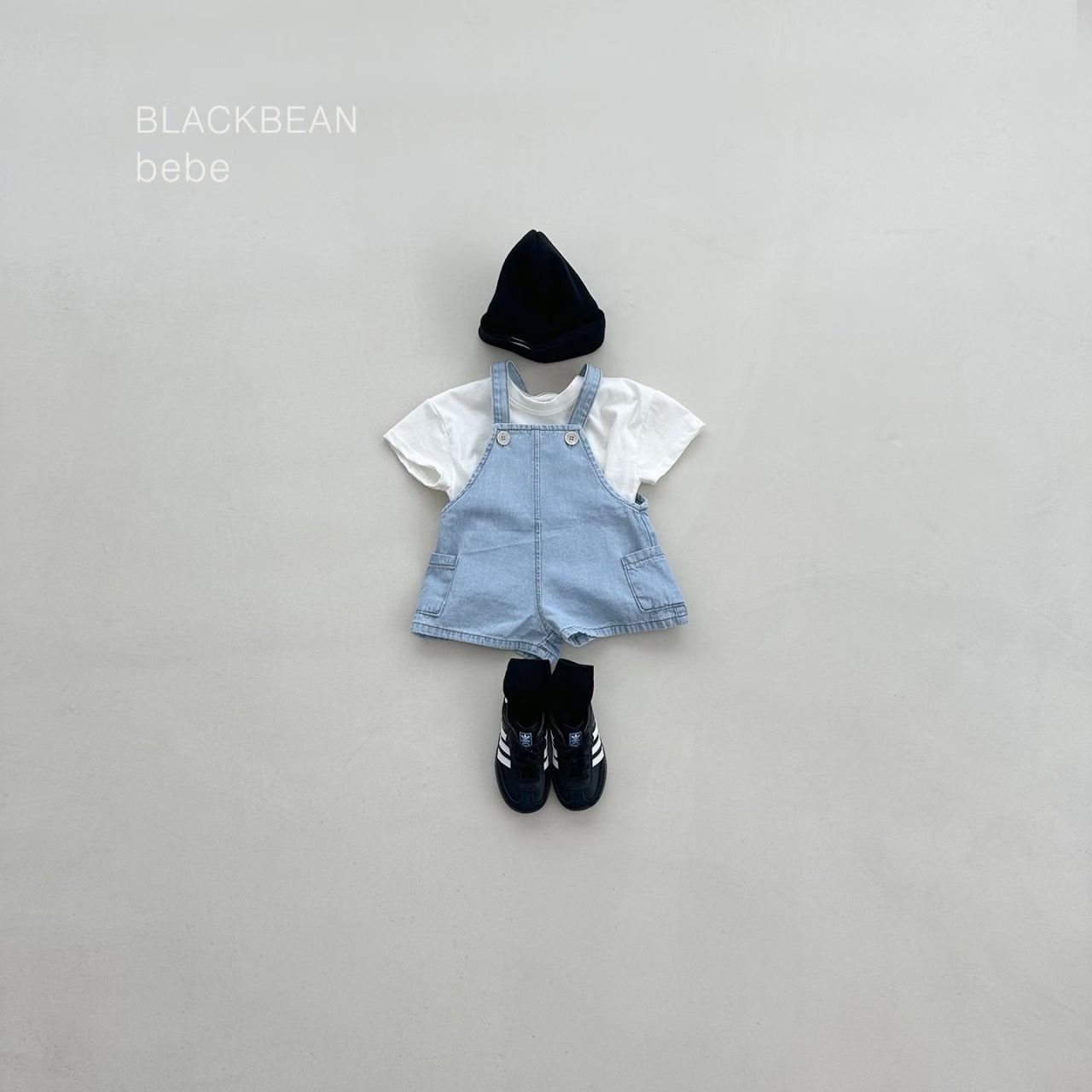 🇰🇷Blackbean&bebe 背帶褲+tee