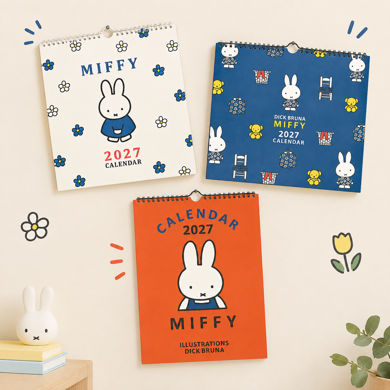 Miffy 2027掛牆月曆