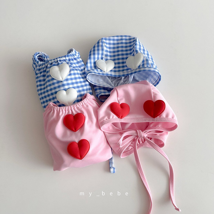 🇰🇷mybebe 泳衣+帽