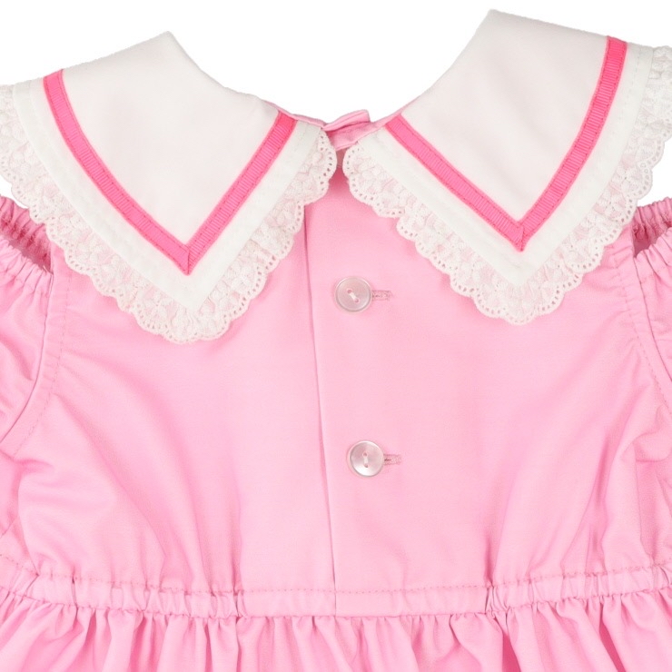 🇯🇵限時預訂 日本直送🇯🇵美人魚印花荷葉邊水手領露肩連身裙