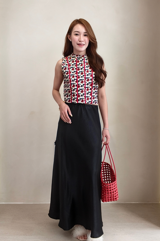 983 Luxe Satin Maxi Skirt