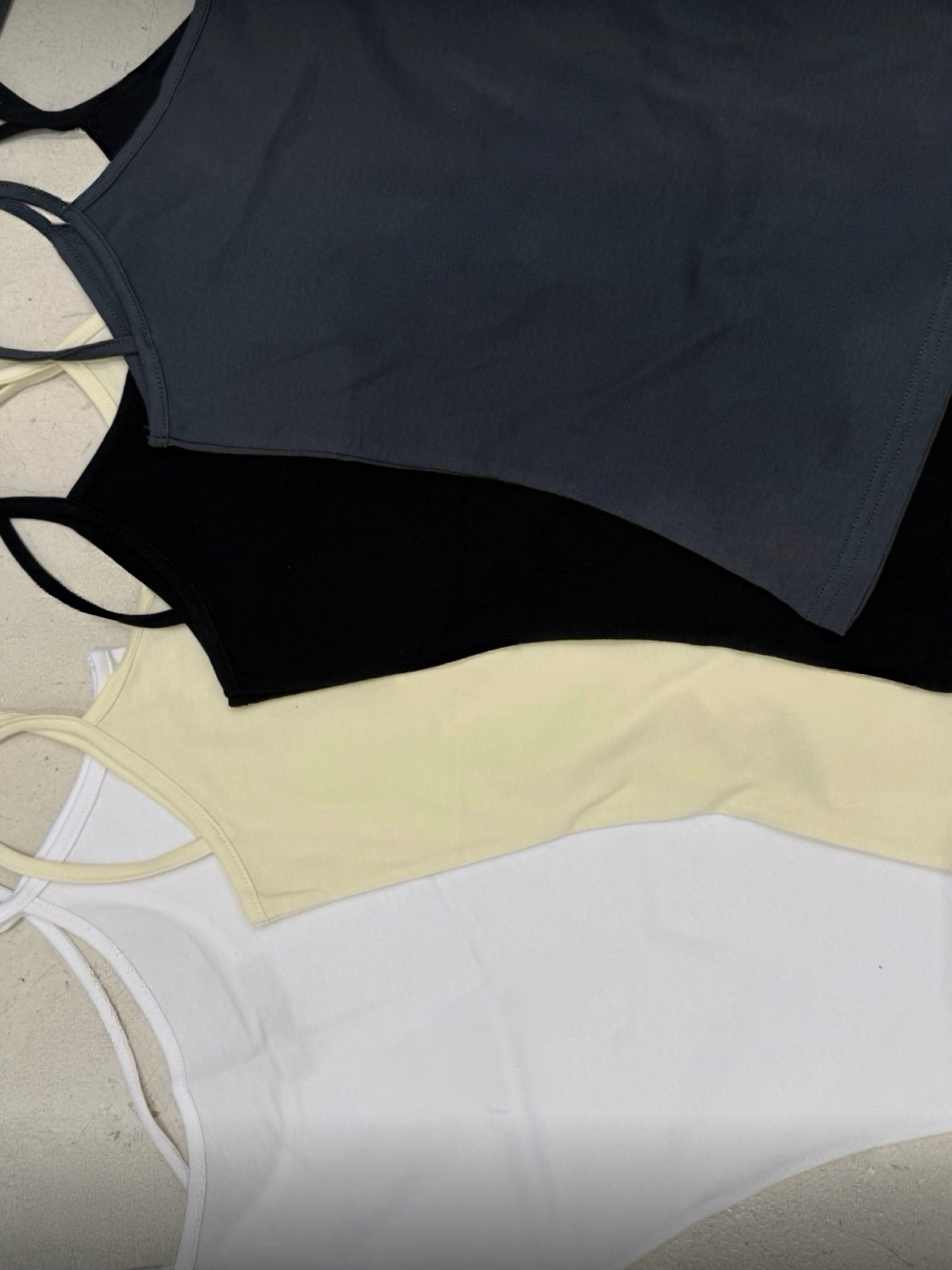 Asymmetrical Strap Tank Top
