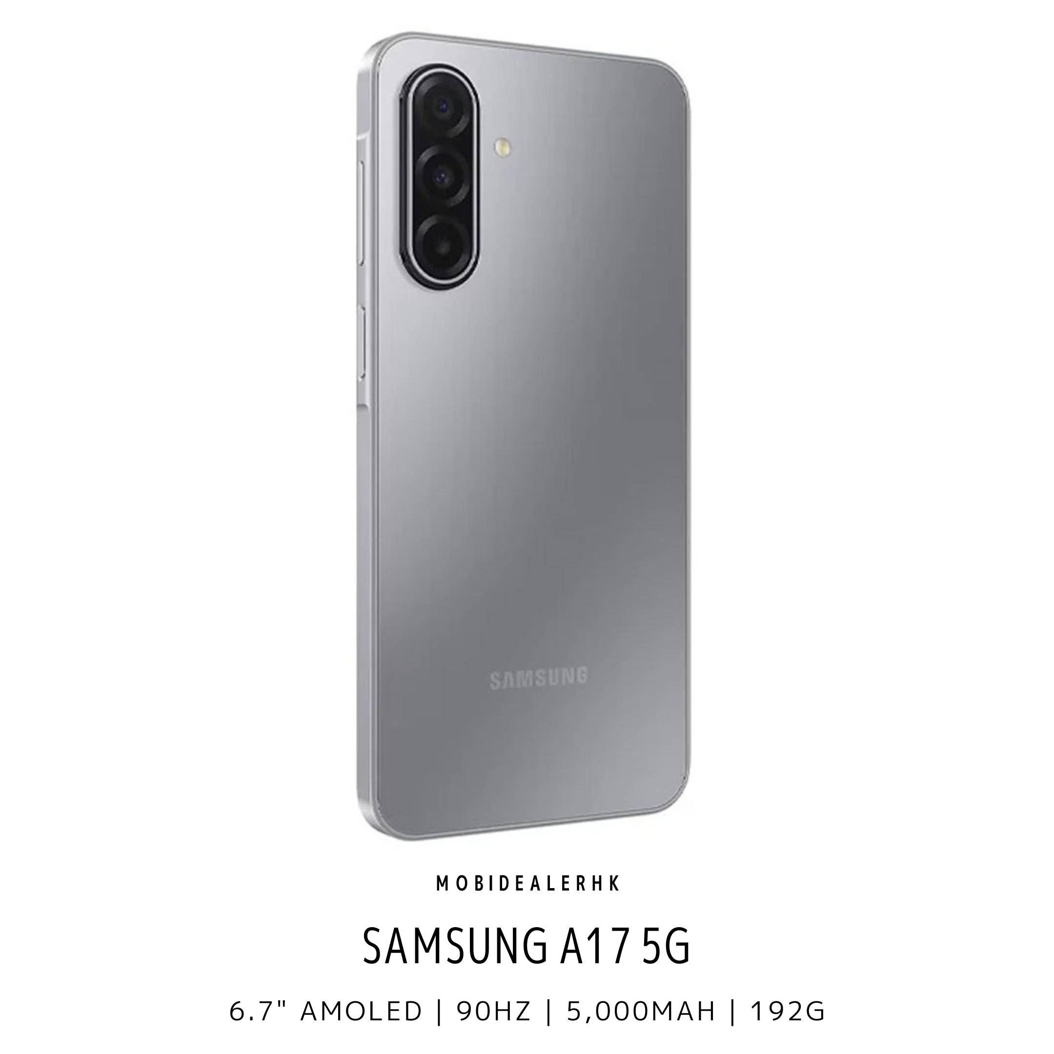 Samsung A17 | 三星 A17 | 5G | 智能手機 | 6.7 吋 90Hz Super AMOLED 大屏幕 | 5000 萬像素 OIS 防手震相機 | 5000mAh 大容量電池