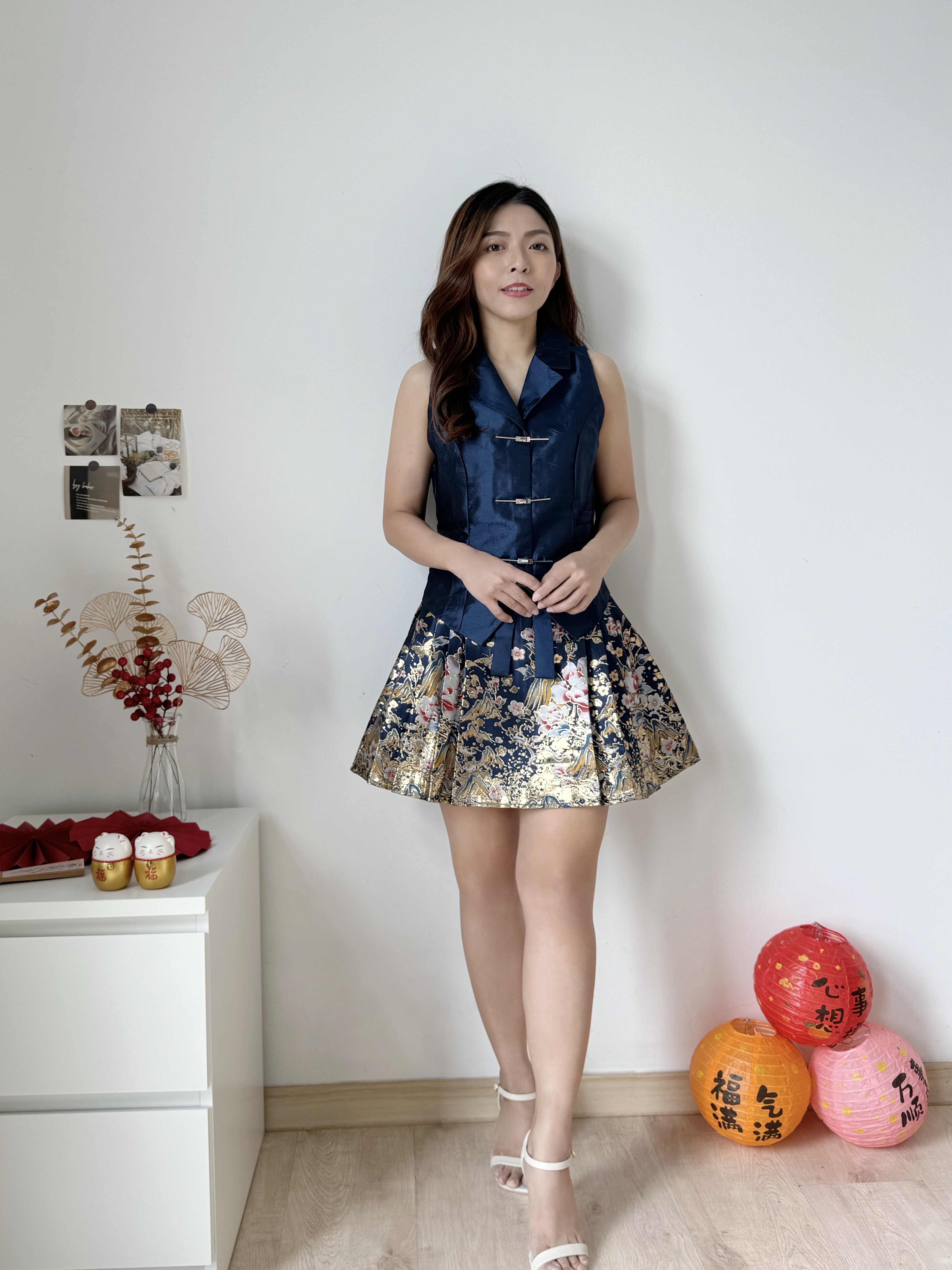 “锦织归韵” 新中式马甲+马面裙套装 (3 colours) 高品✨Premium Quality