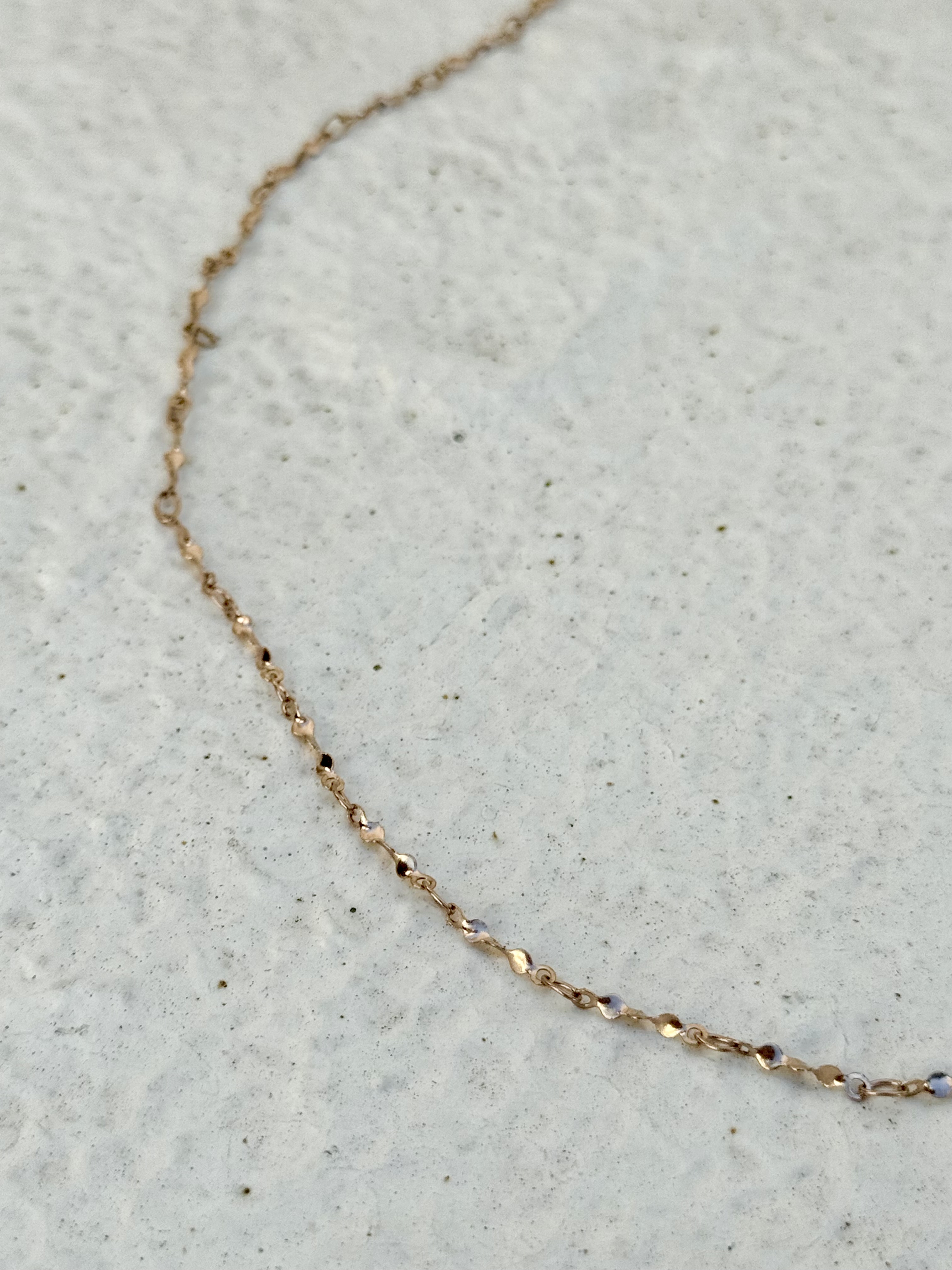Rose twist circle stainless necklace