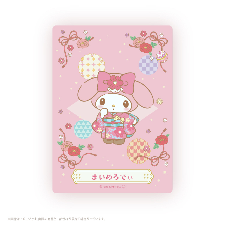日本預訂📍日本Sanrio和風和服造型透明卡片 2026年2月下旬出貨