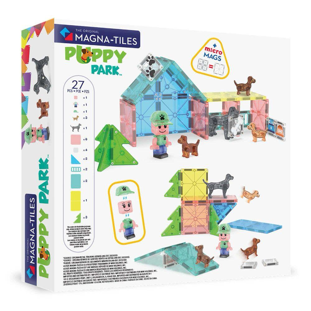 Magna-Tiles - 磁力積木小狗樂園套裝 27 件組