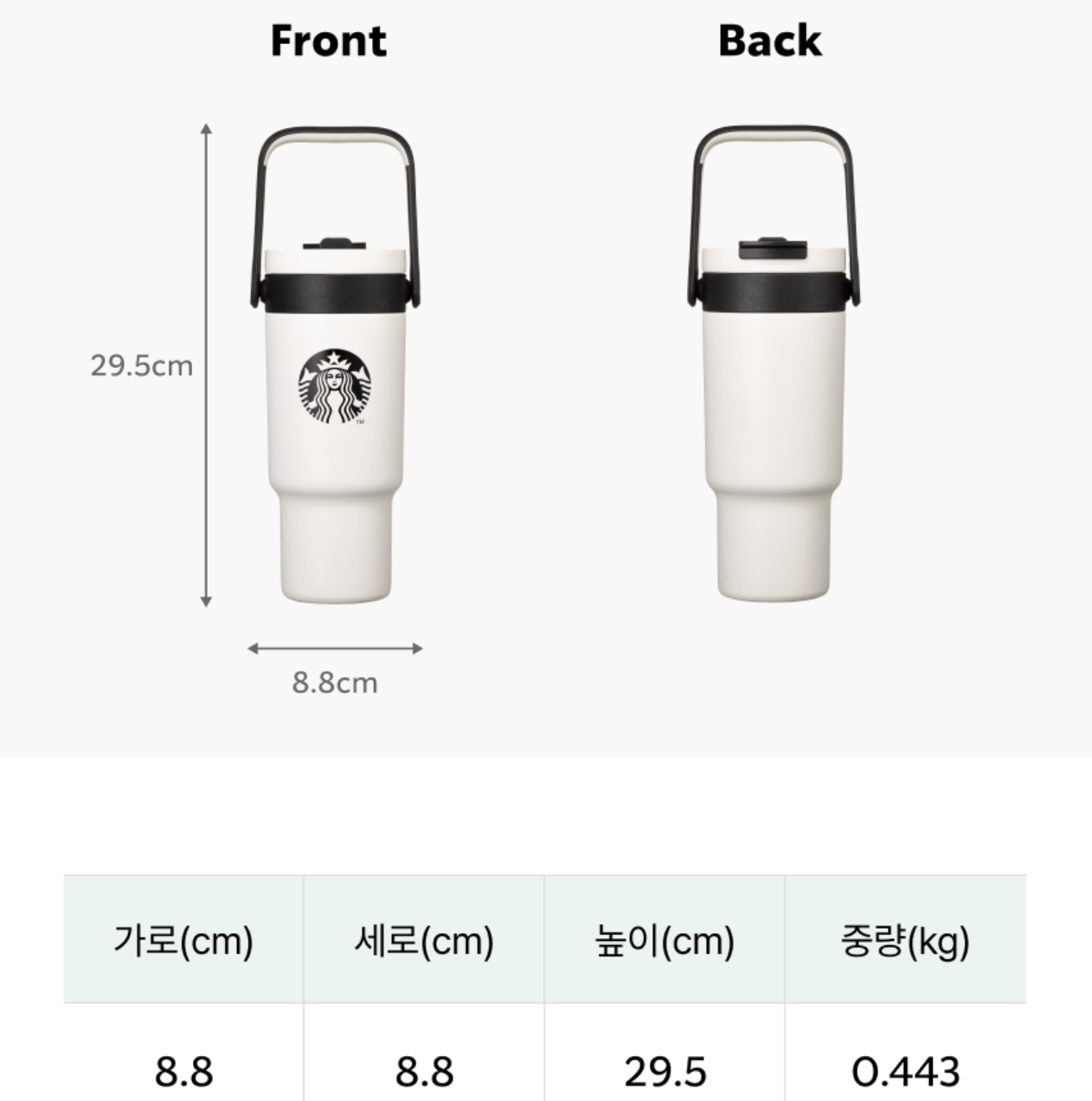 韓國 Starbucks 星巴克 高爾夫球系列 不鏽鋼保溫瓶｜Golf Luffy Tumbler 710ml