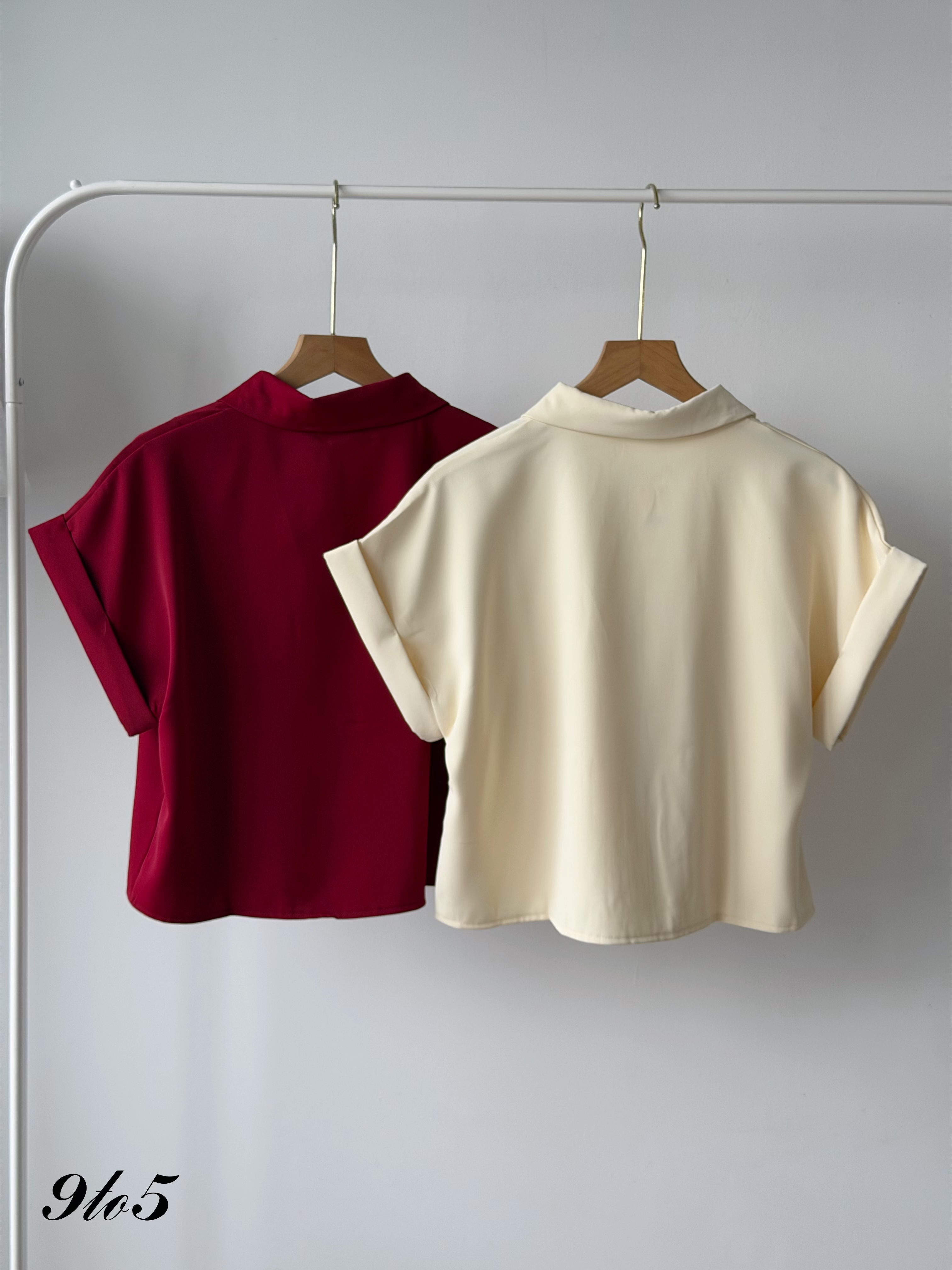 T4465 Cape Sleeve Shirt - 5 Colors