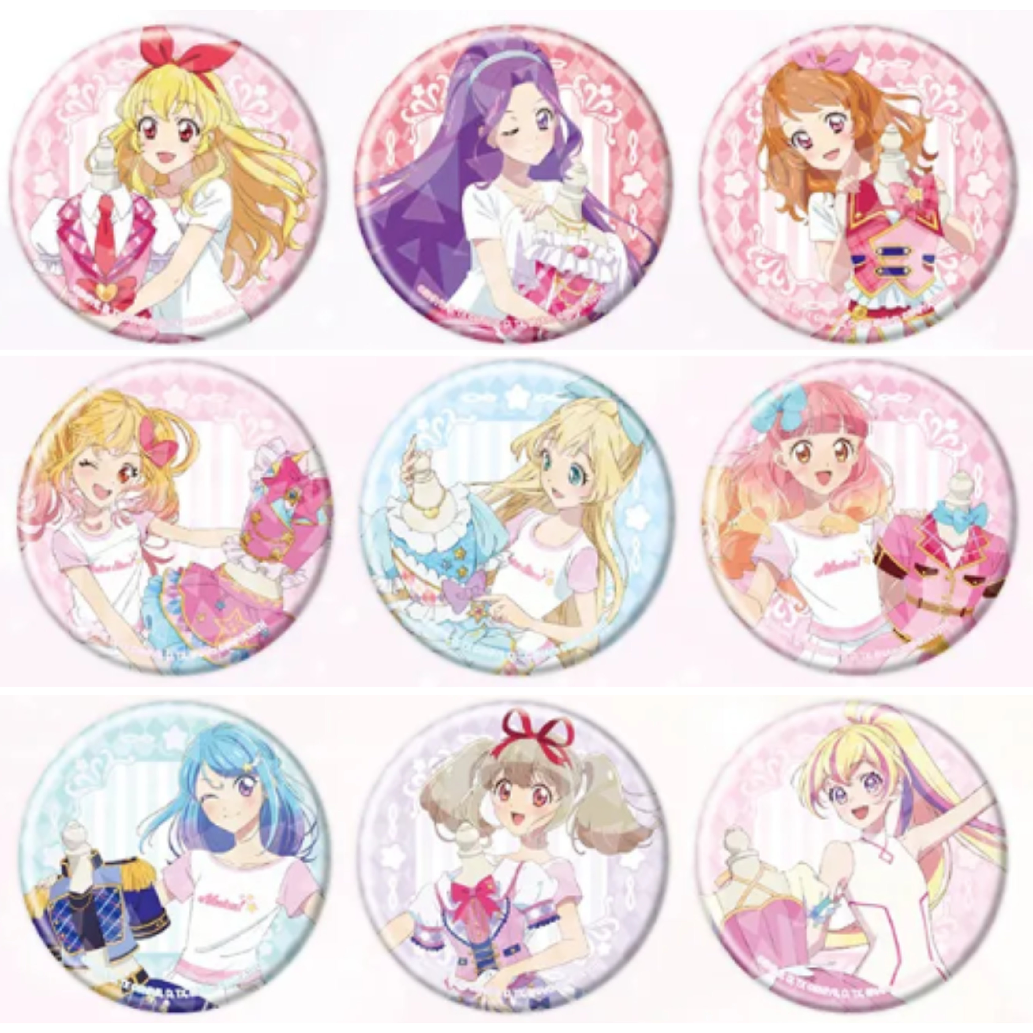 偶像活動 大衣裝展 徽章（不保配置）