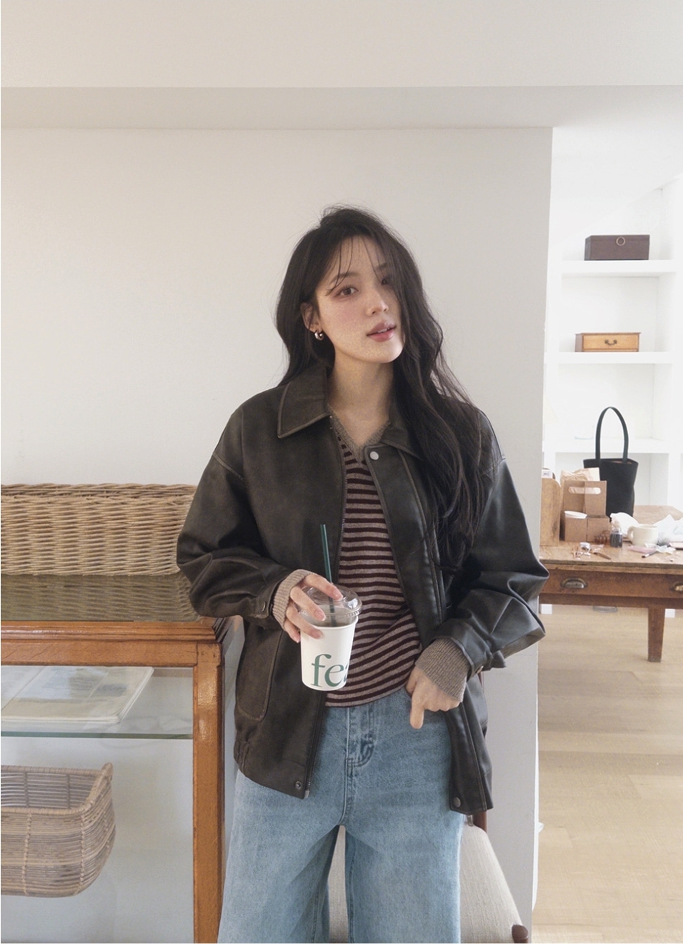 Slowand Garment Leather Jacket 