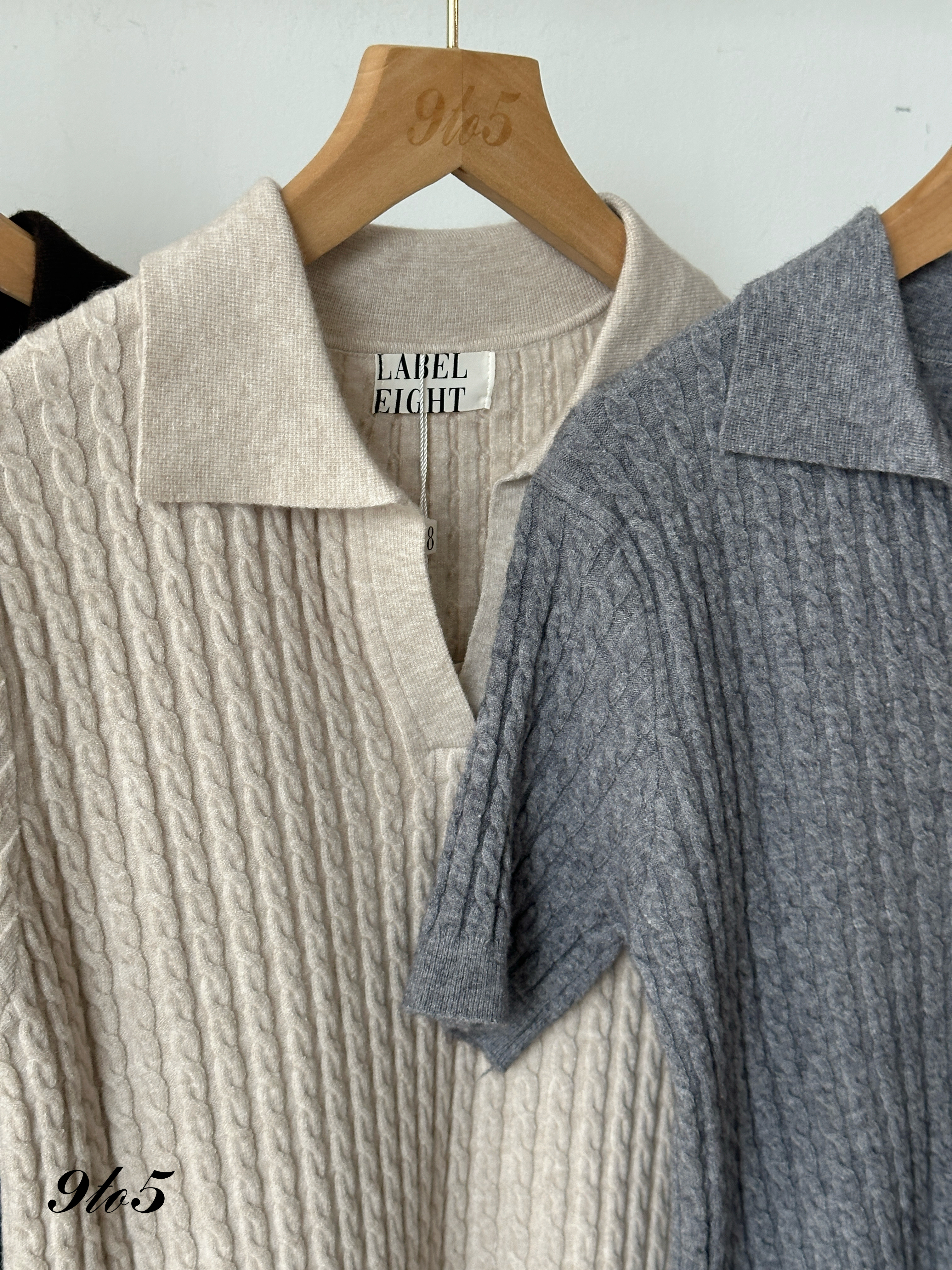T4145 Knit Polo Tee - 4 Colors